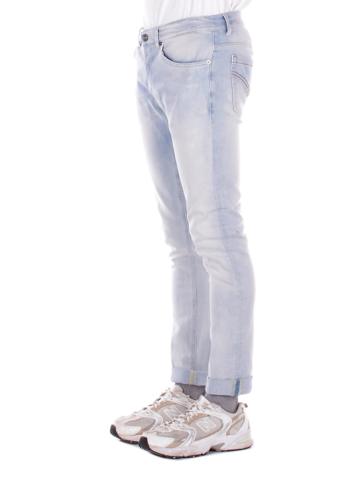 DONDUP Uomo Jeans UP232DSH365U 800 Jeans 5tasche skinny george Denim blu