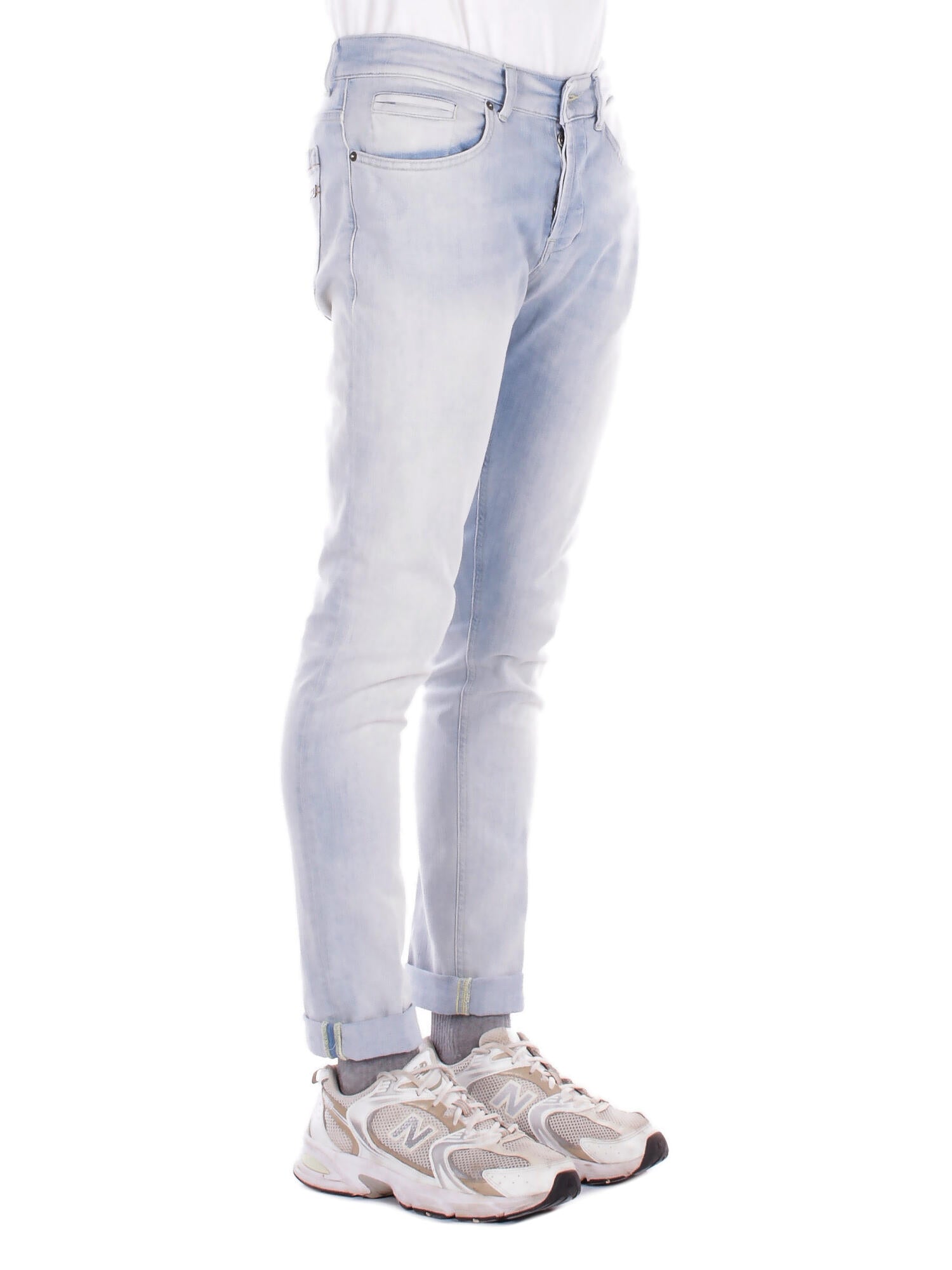 DONDUP Uomo Jeans UP232DSH365U 800 Jeans 5tasche skinny george Denim blu