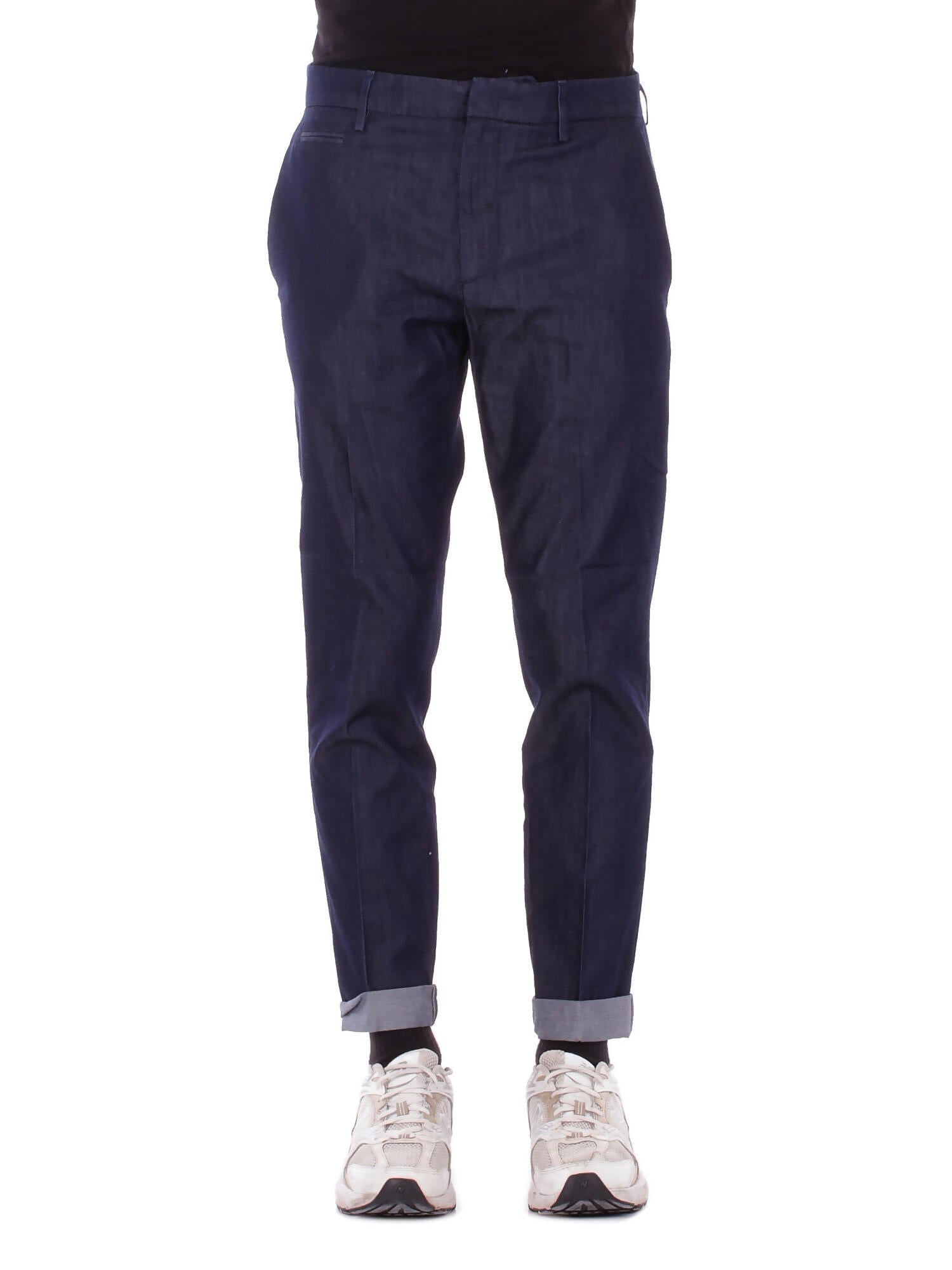 DONDUP Uomo Pantalone UP615DF0293U 800 Pantalone carrot chino joe Blu denim