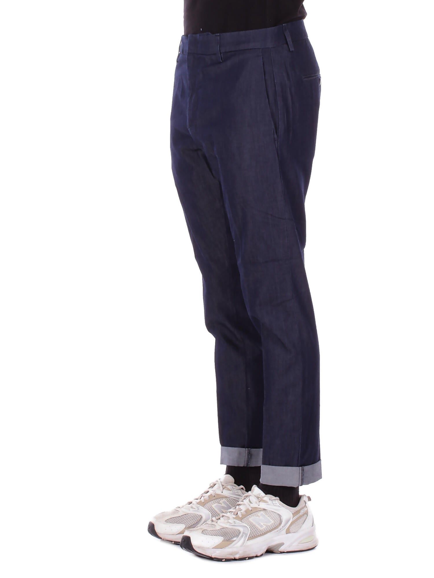 DONDUP Uomo Pantalone UP615DF0293U 800 Pantalone carrot chino joe Blu denim