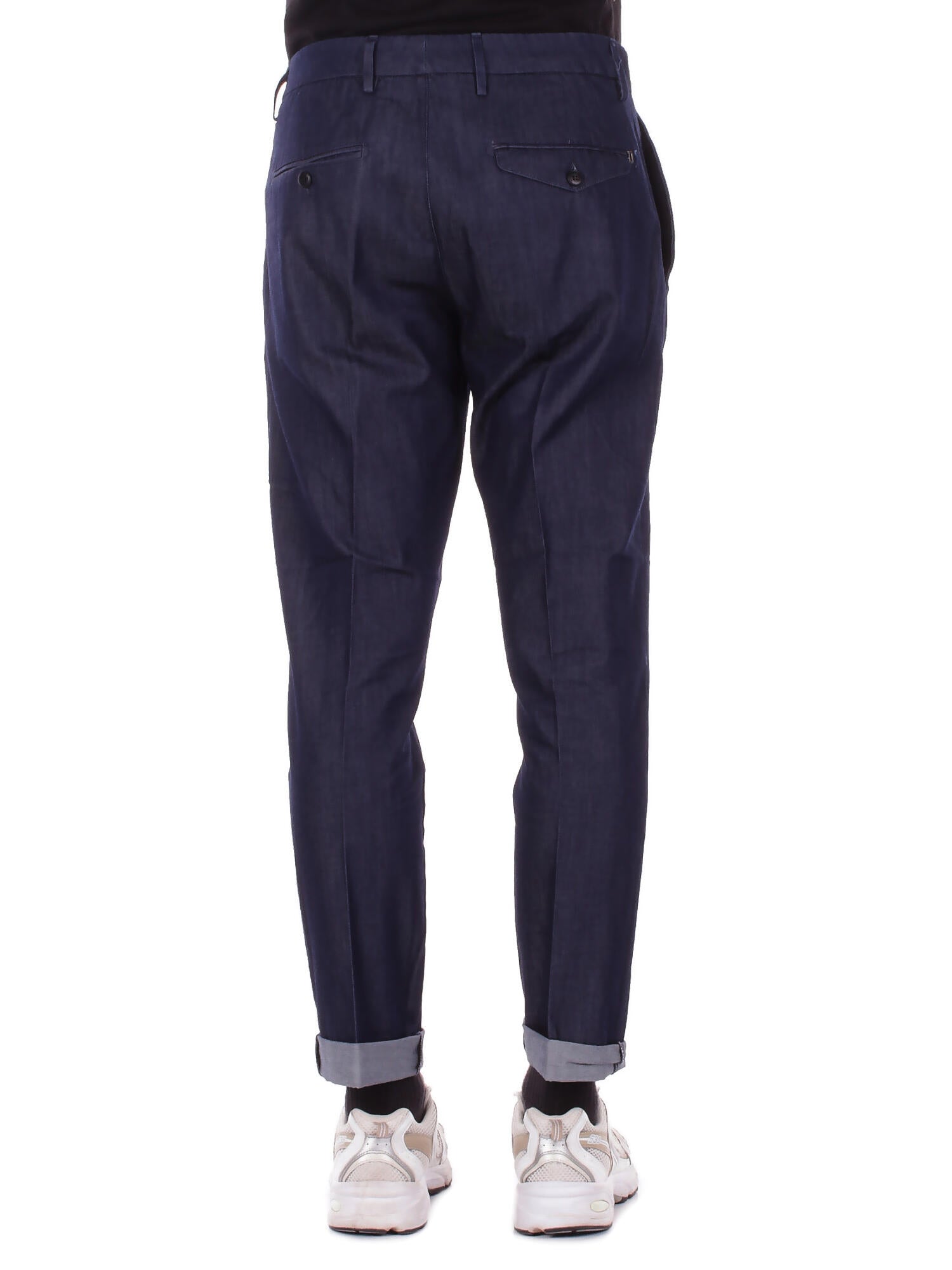 DONDUP Uomo Pantalone UP615DF0293U 800 Pantalone carrot chino joe Blu denim
