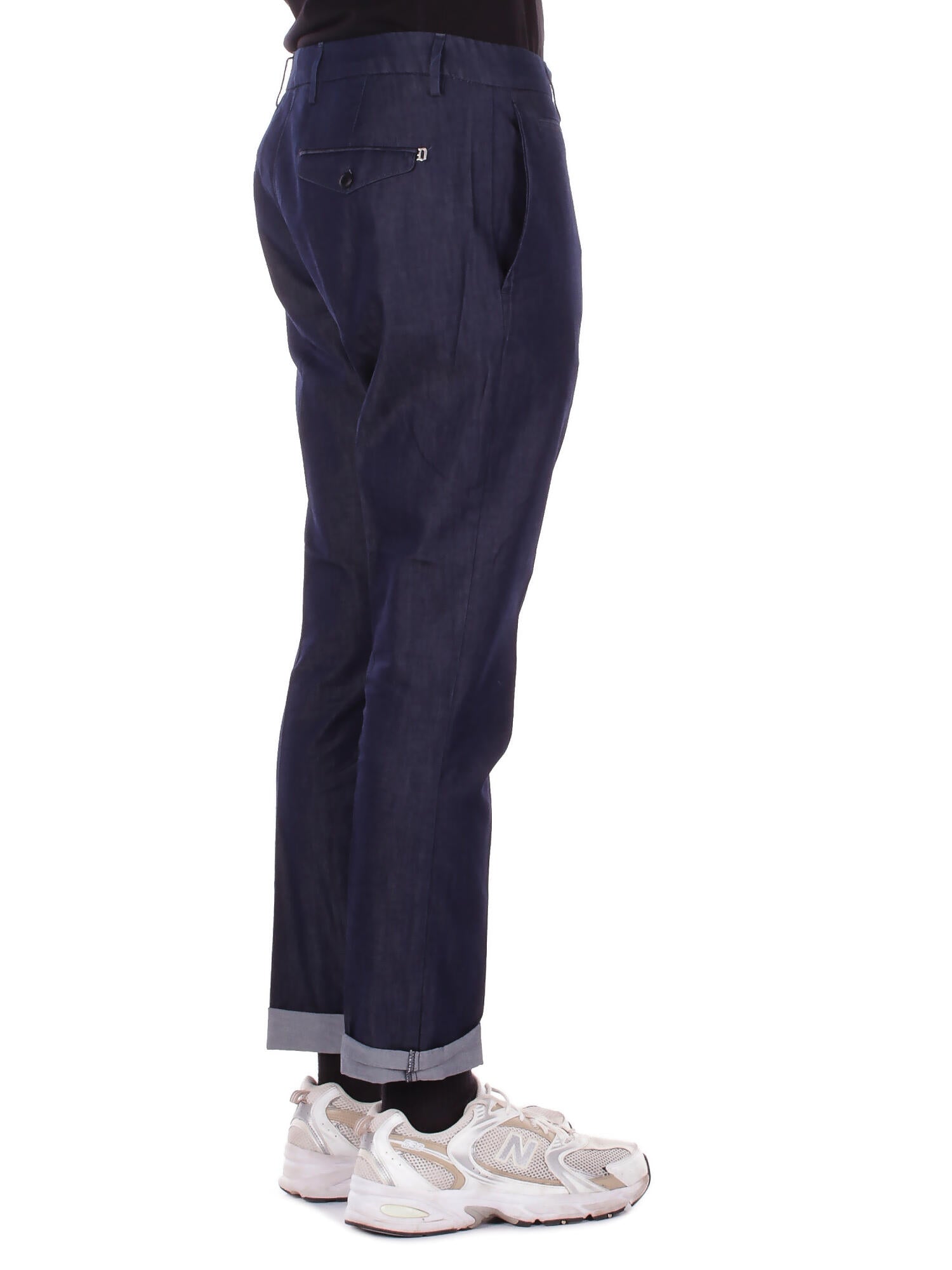 DONDUP Uomo Pantalone UP615DF0293U 800 Pantalone carrot chino joe Blu denim