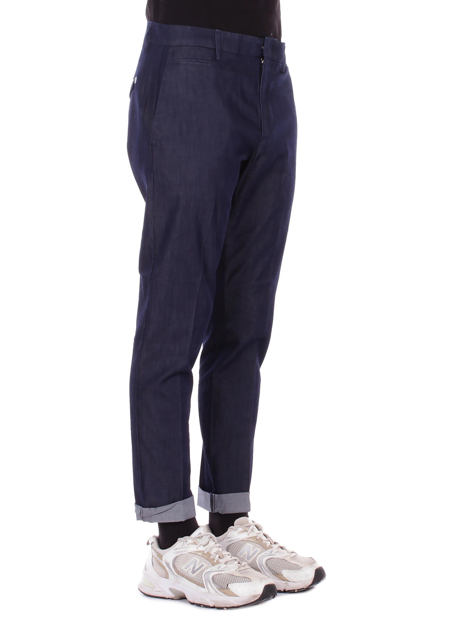 DONDUP Uomo Pantalone UP615DF0293U 800 Pantalone carrot chino joe Blu denim