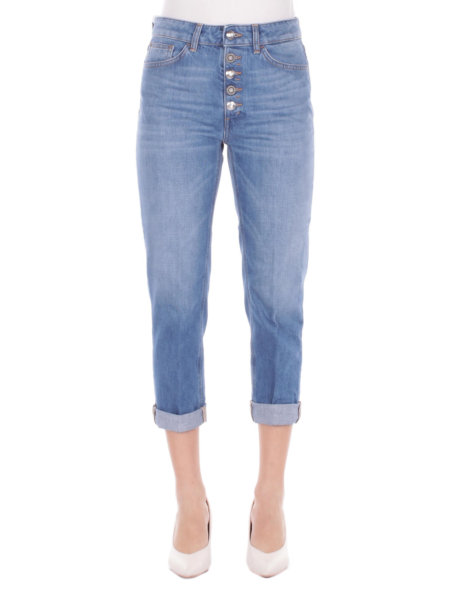 DONDUP Donna Jeans DP268BDFE286D 800 Cropped Denim blu