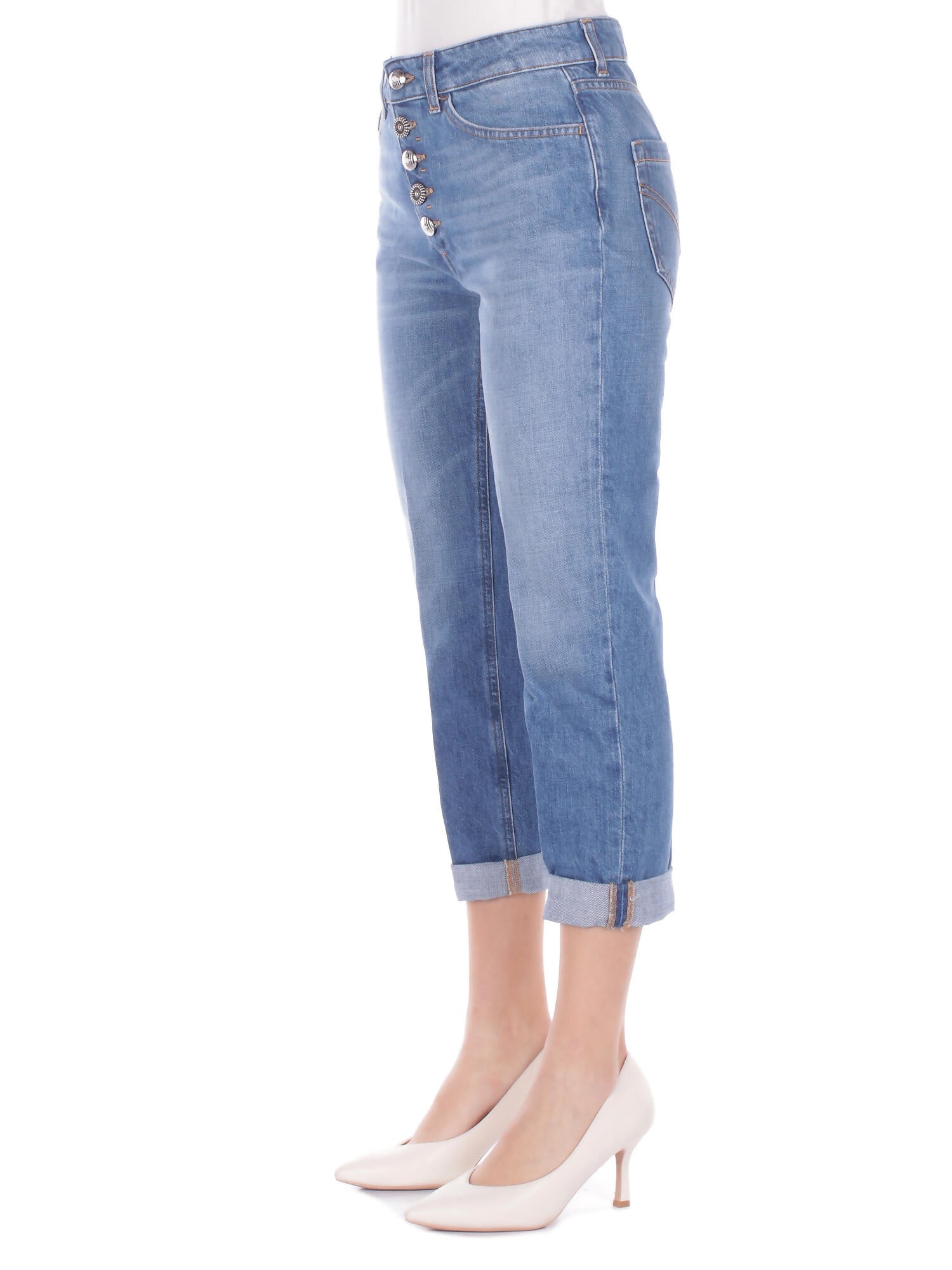 DONDUP Donna Jeans DP268BDFE286D 800 Cropped Denim blu