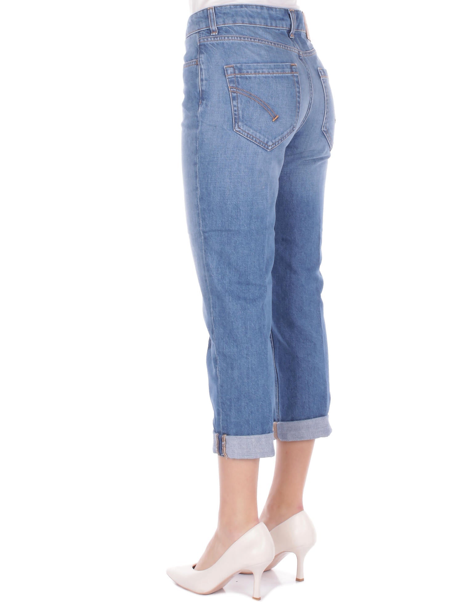 DONDUP Donna Jeans DP268BDFE286D 800 Cropped Denim blu