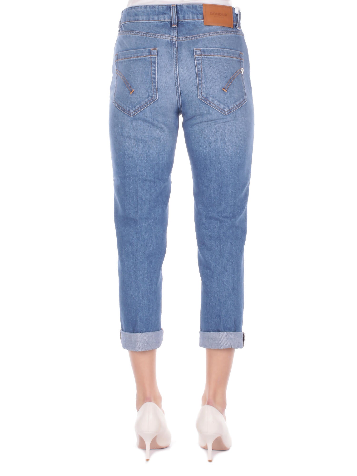 DONDUP Donna Jeans DP268BDFE286D 800 Cropped Denim blu