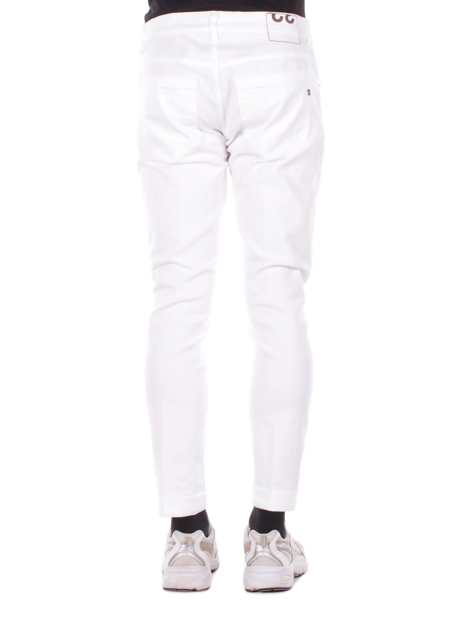 DONDUP Uomo Jeans UP232BS0030U 000 Jeans 5tasche skinny george Bianco
