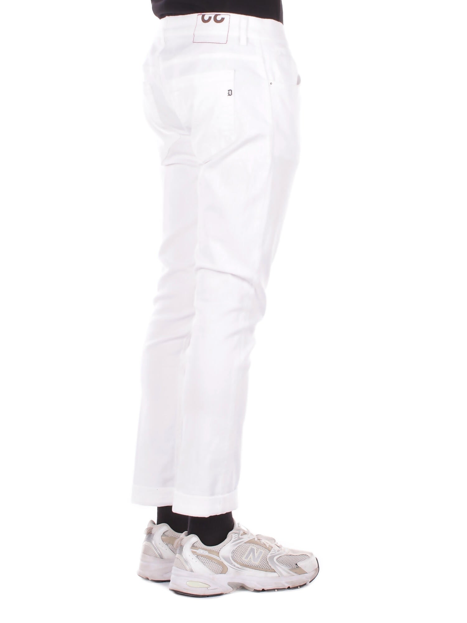 DONDUP Uomo Jeans UP232BS0030U 000 Jeans 5tasche skinny george Bianco