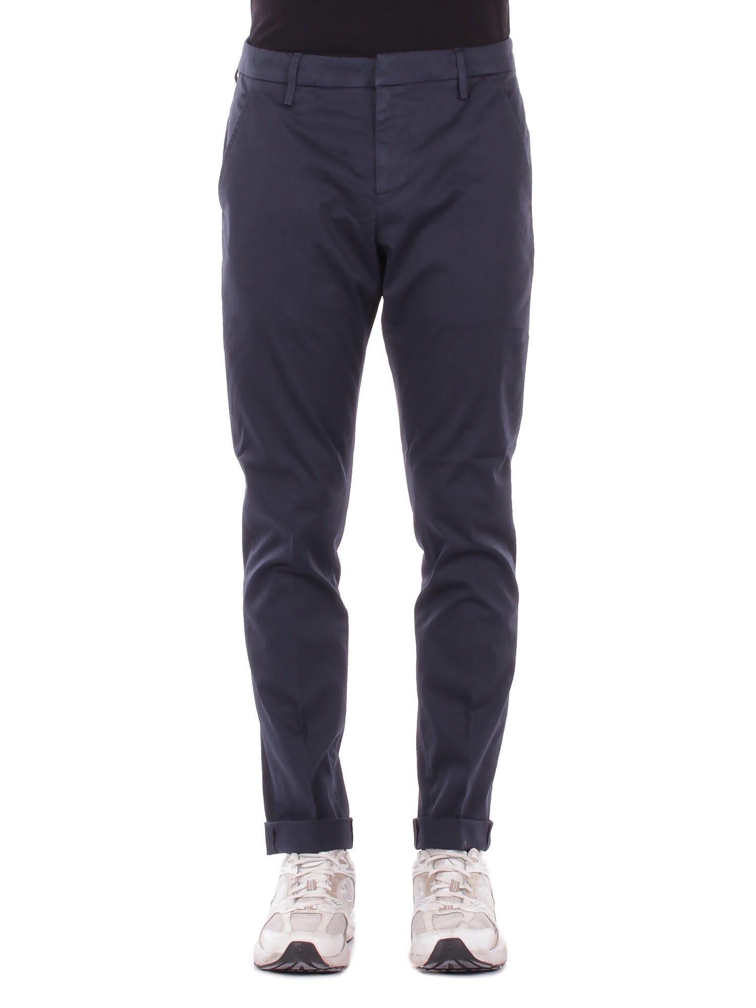 DONDUP Uomo Pantalone UP235GS0096U 890 Pantalone slim chino gaubert i Blu