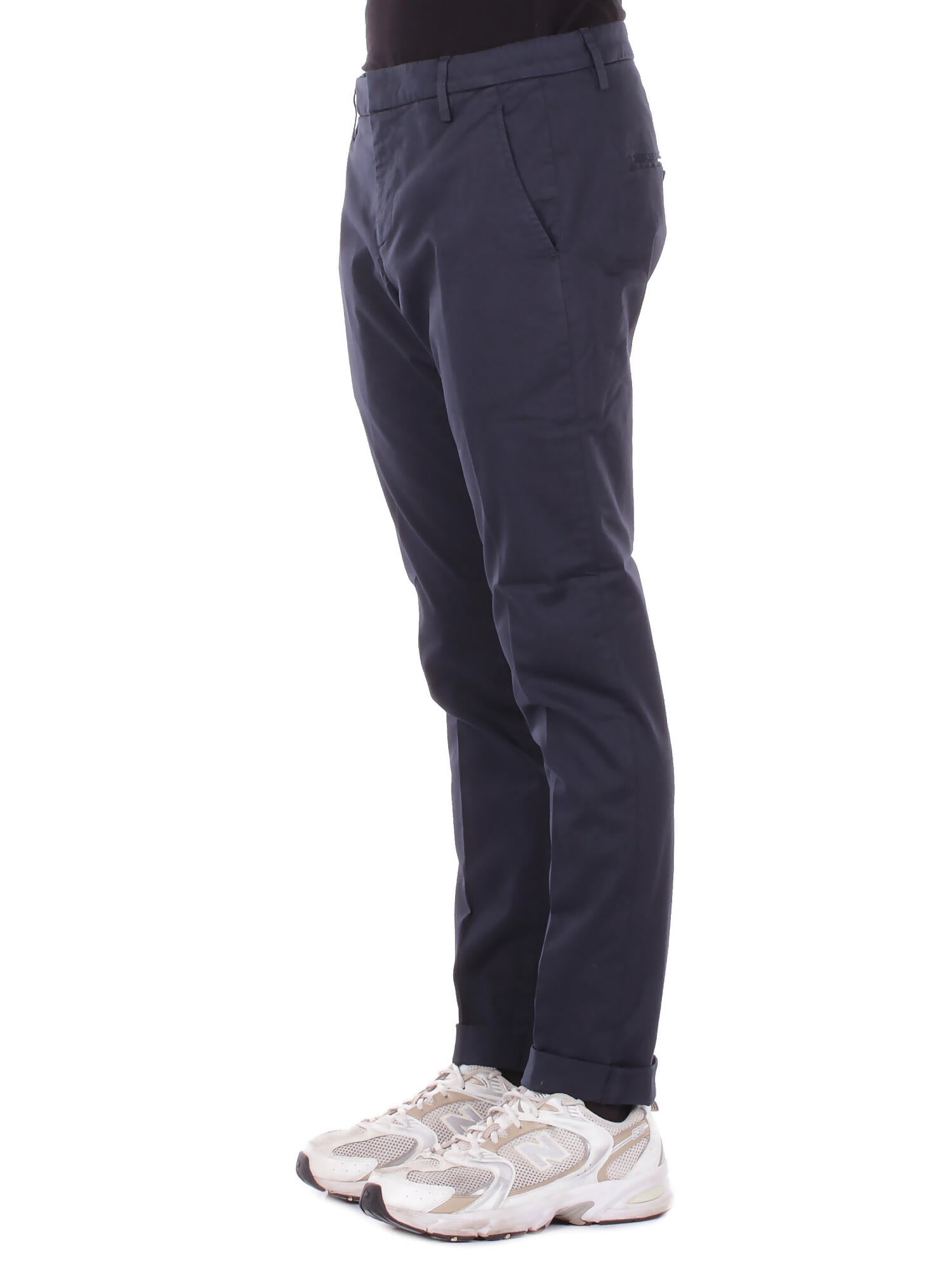 DONDUP Uomo Pantalone UP235GS0096U 890 Pantalone slim chino gaubert i Blu