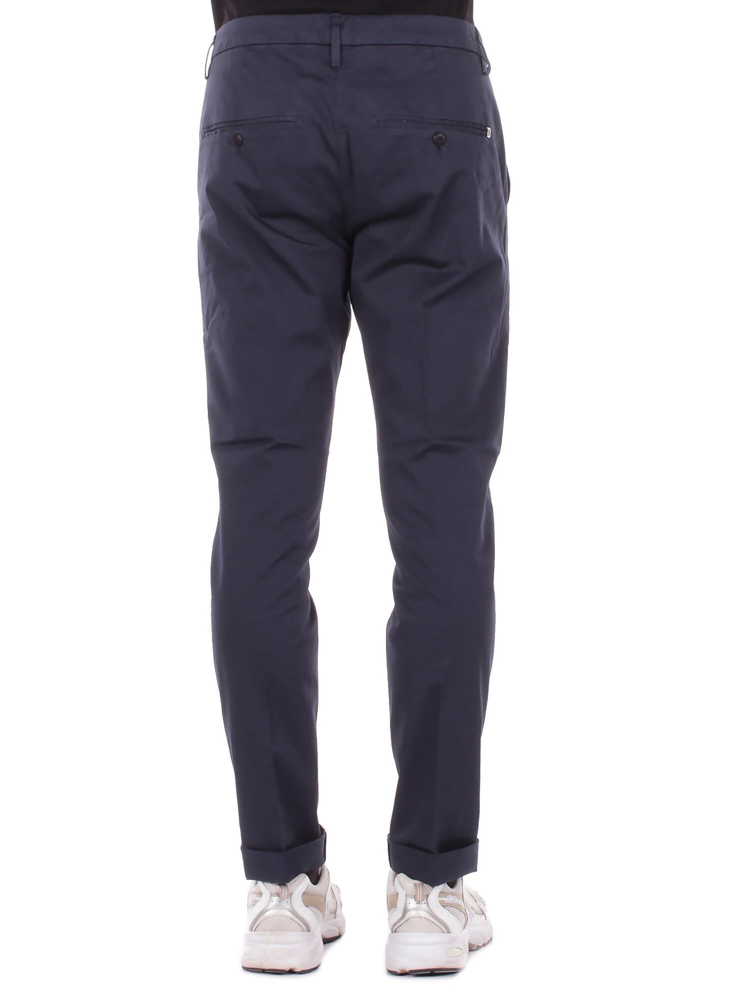 DONDUP Uomo Pantalone UP235GS0096U 890 Pantalone slim chino gaubert i Blu