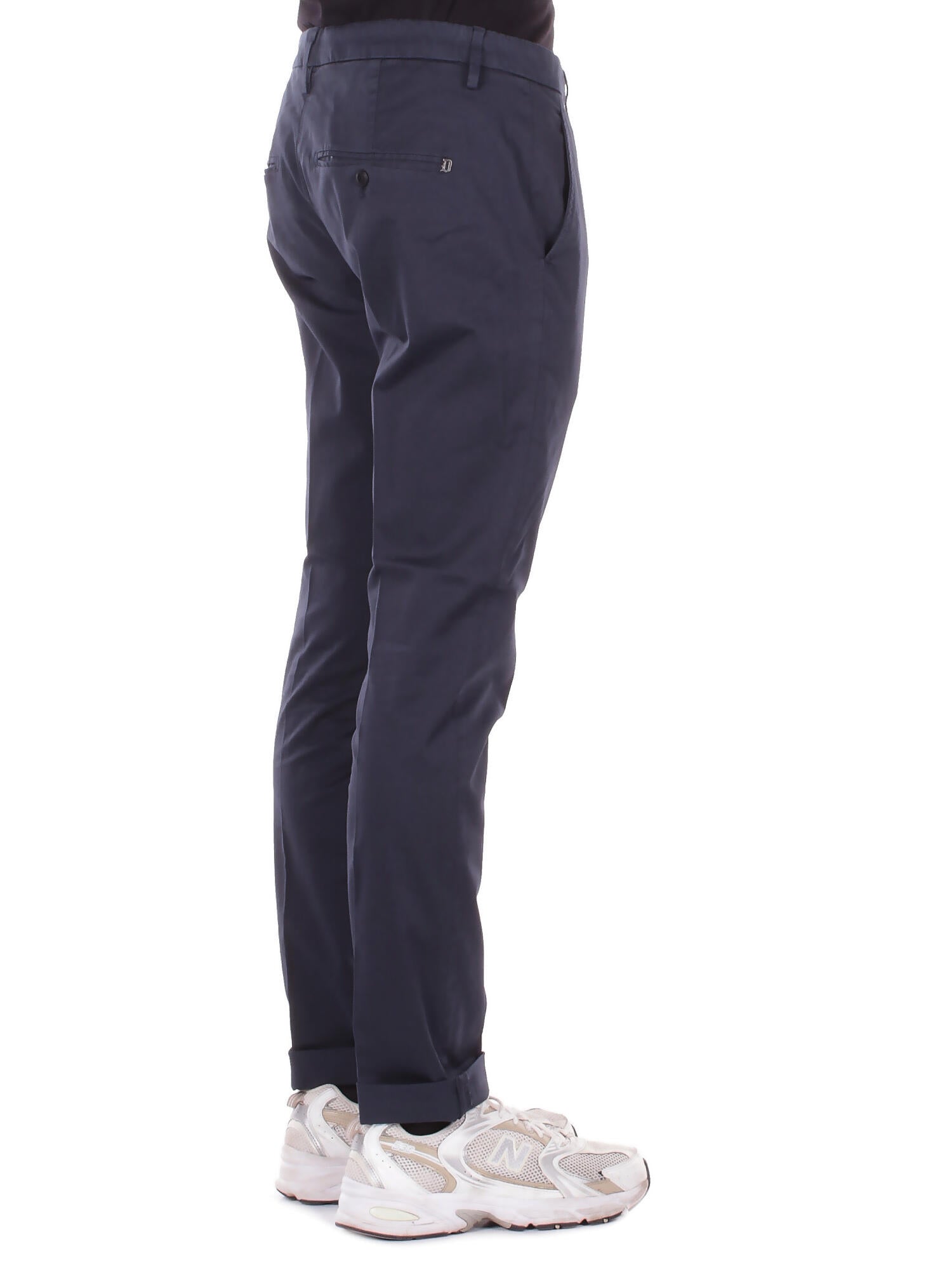 DONDUP Uomo Pantalone UP235GS0096U 890 Pantalone slim chino gaubert i Blu