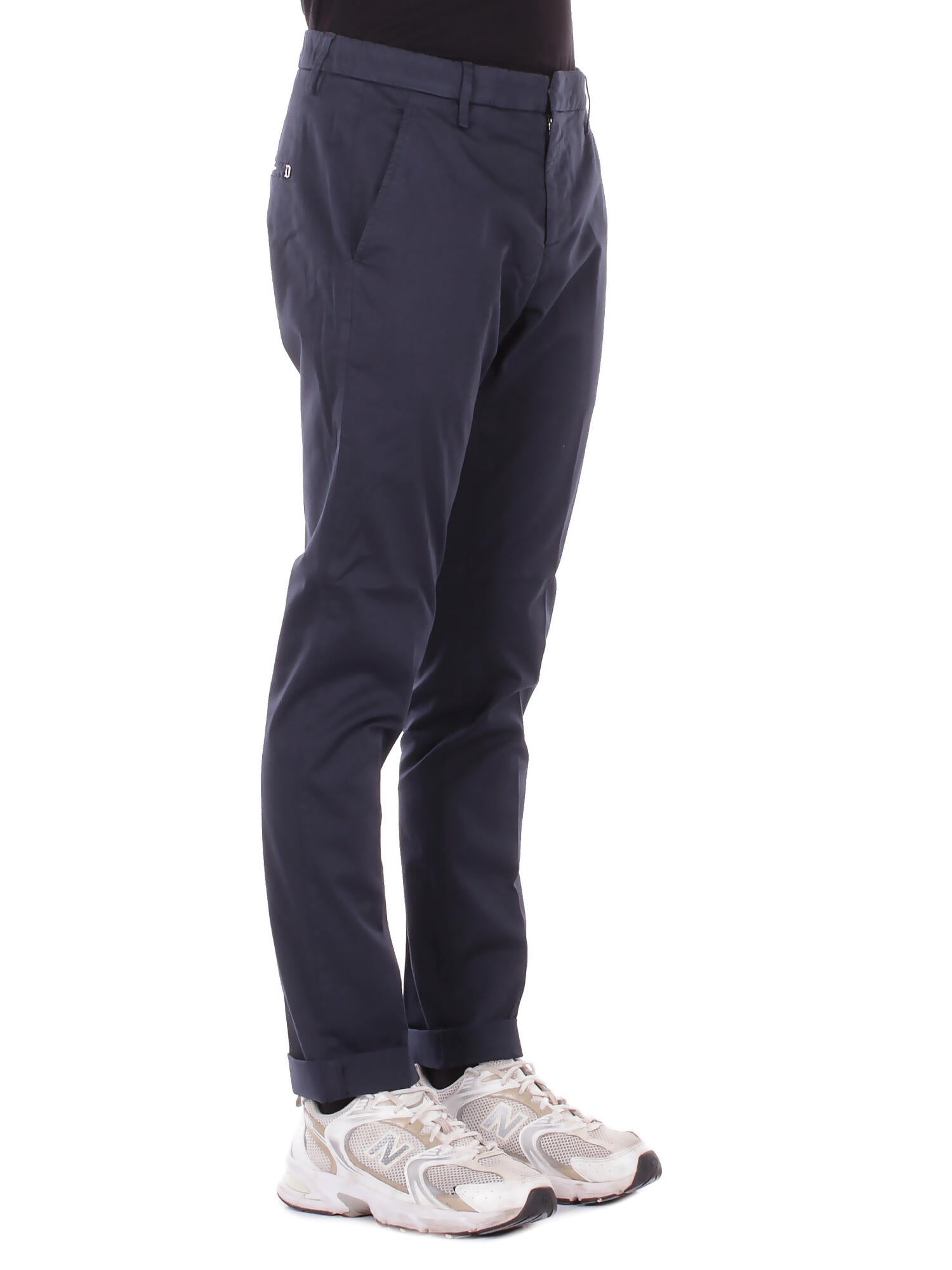 DONDUP Uomo Pantalone UP235GS0096U 890 Pantalone slim chino gaubert i Blu
