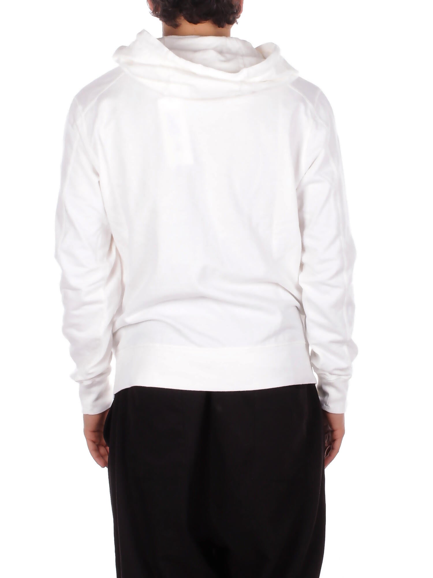 Felpa Uomo CP COMPANY 20CMSS081A002246G 103 Light fleece zip hooded lens s Gauze white