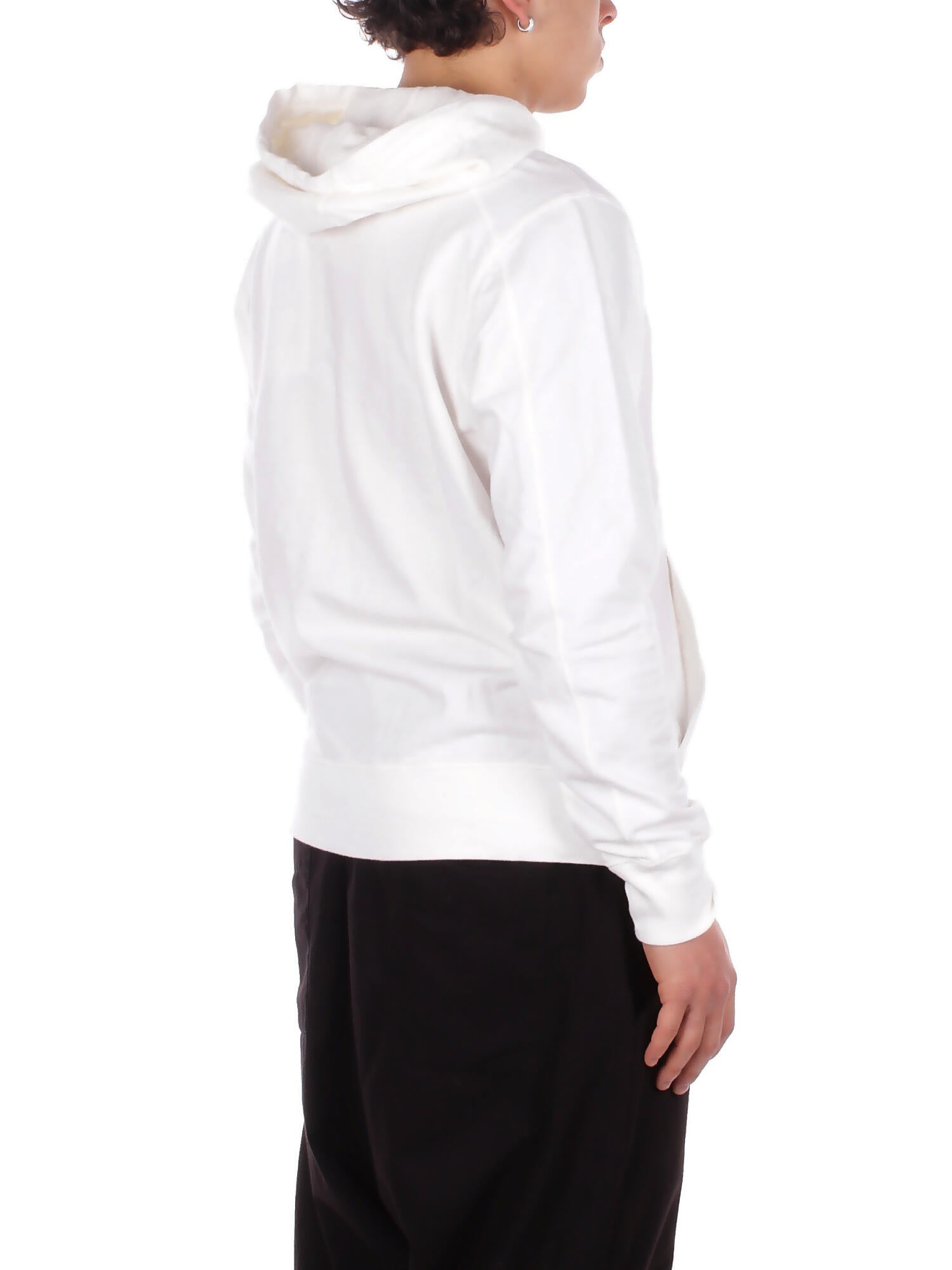 Felpa Uomo CP COMPANY 20CMSS081A002246G 103 Light fleece zip hooded lens s Gauze white