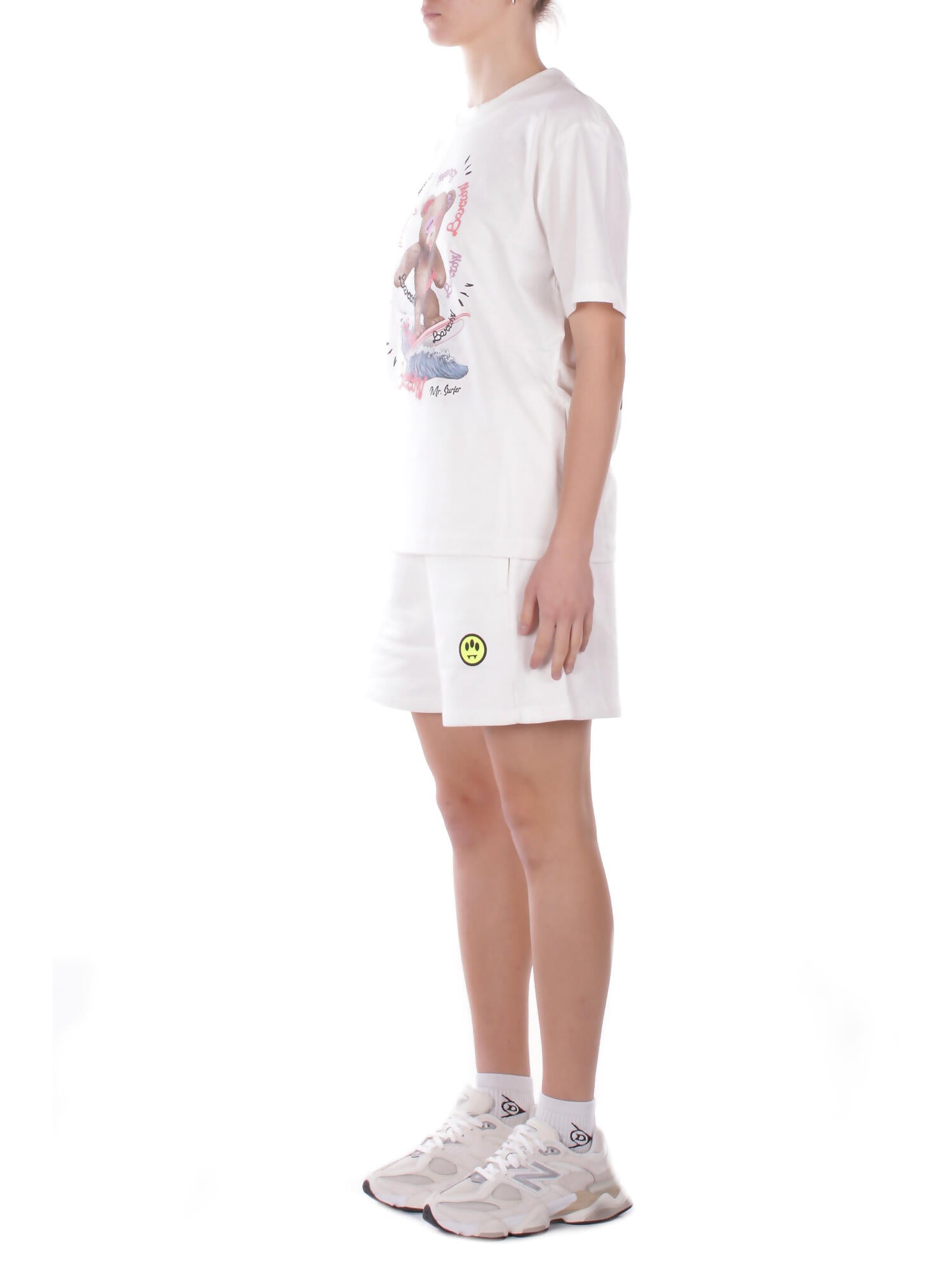 BARROW Unisex T-shirt S6BWUATH078 412 Jersey t-shirt Panna