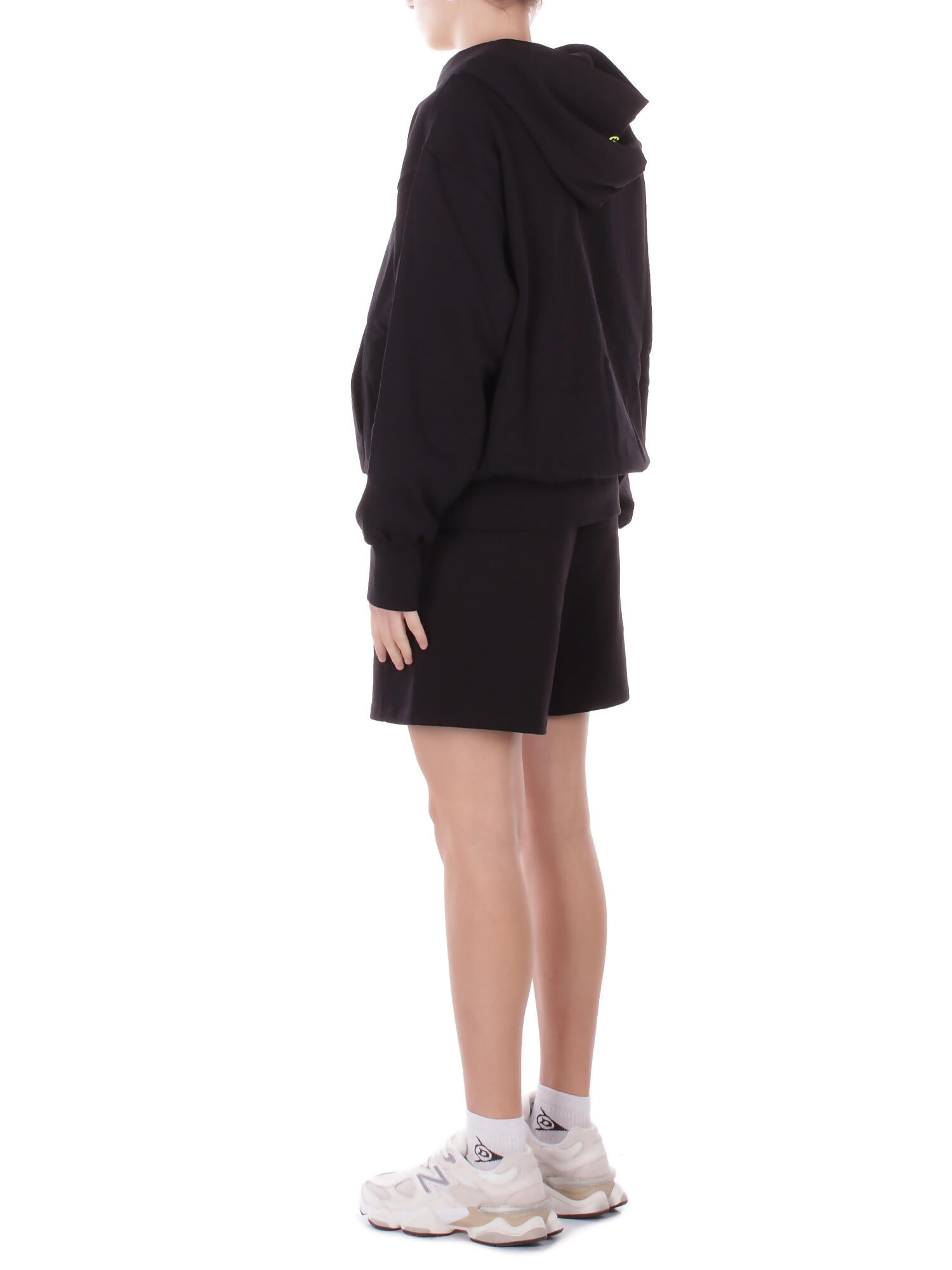 BARROW Unisex Felpa S6BWUAZH007 110 Zip hoodie Nero