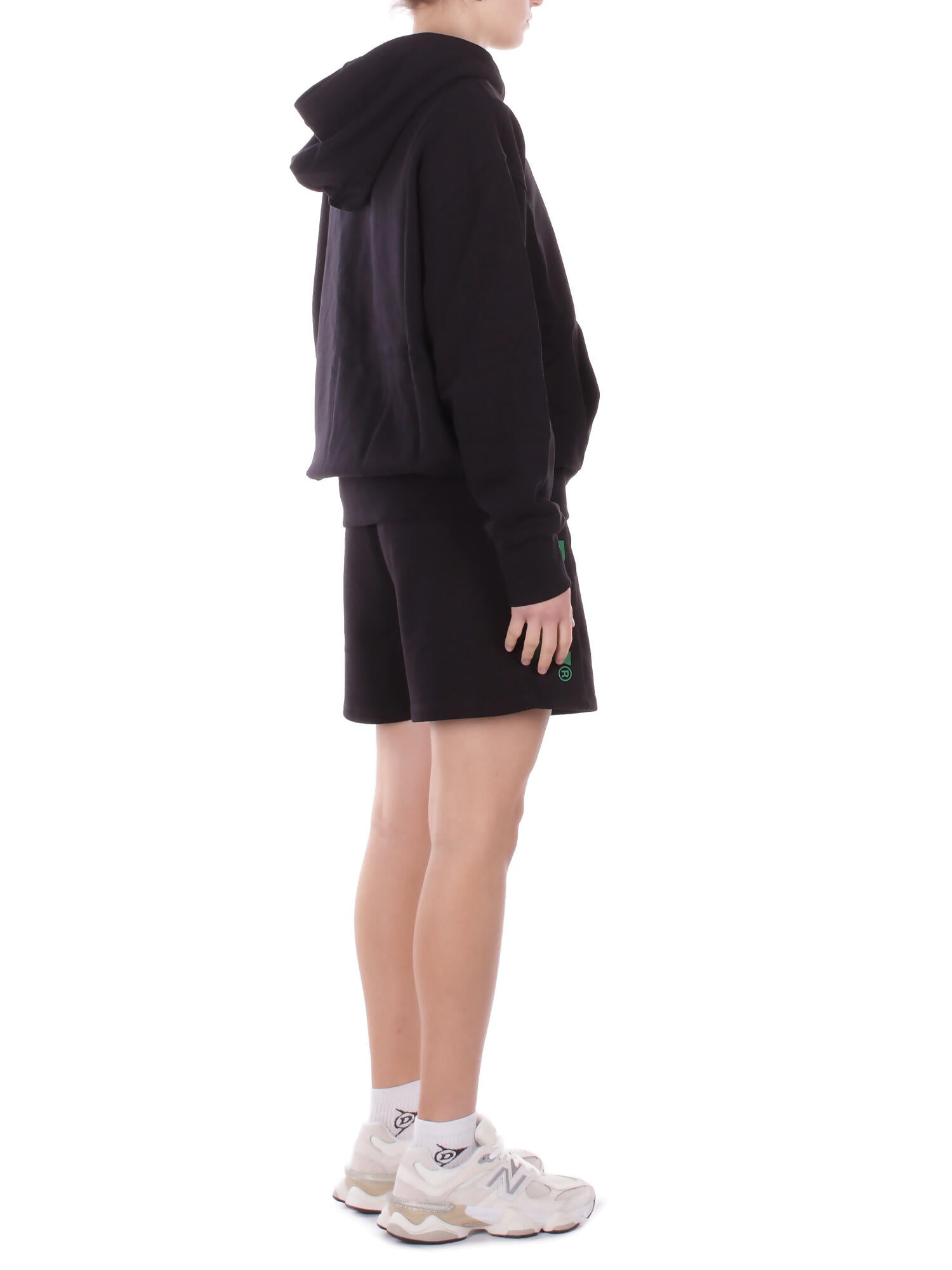 BARROW Unisex Felpa S6BWUAZH007 110 Zip hoodie Nero