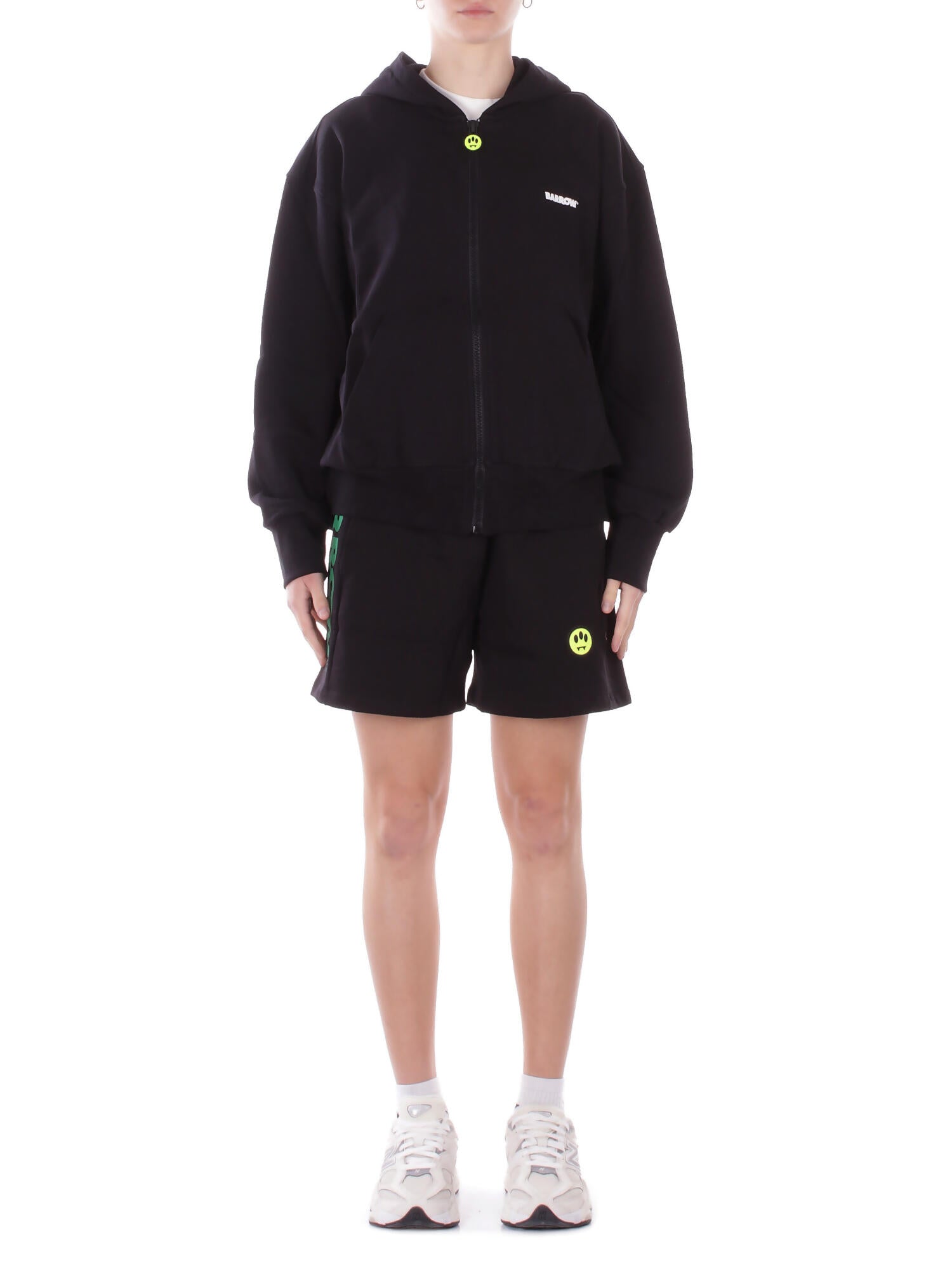BARROW Unisex Shorts S6BWUABE004 110 Sweatshorts Nero