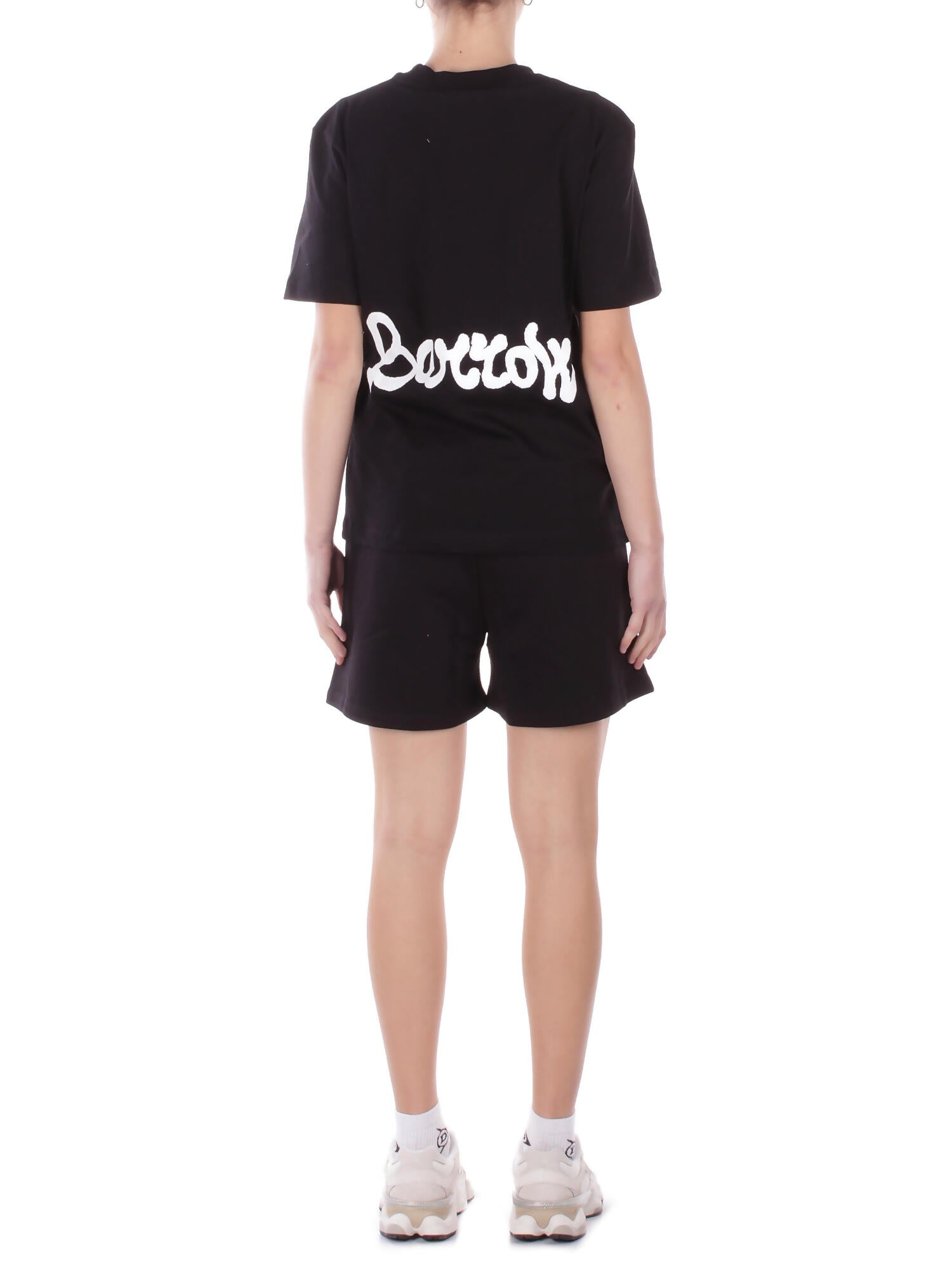 BARROW Unisex Shorts S6BWUABE004 11006 Sweatshorts Black white