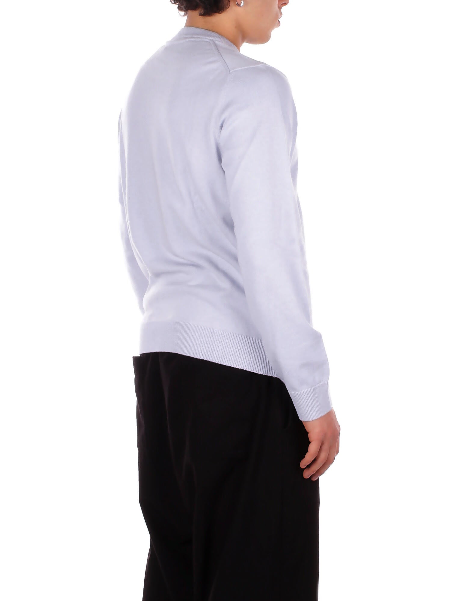 LACOSTE Uomo Maglia AH0128 J2G Pullover Celeste polvere
