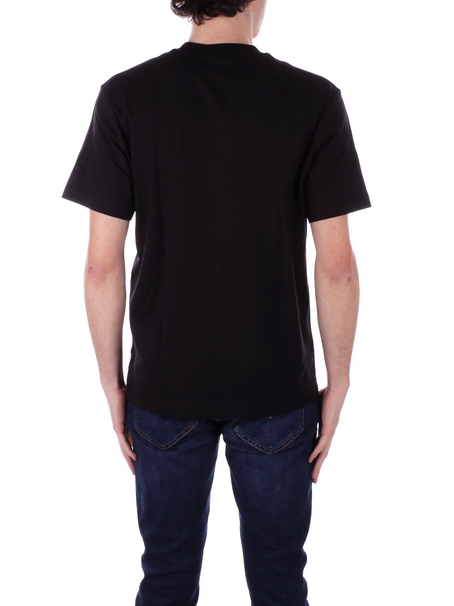 LACOSTE Uomo T-shirt TH7318 031 Tee shirt Nero