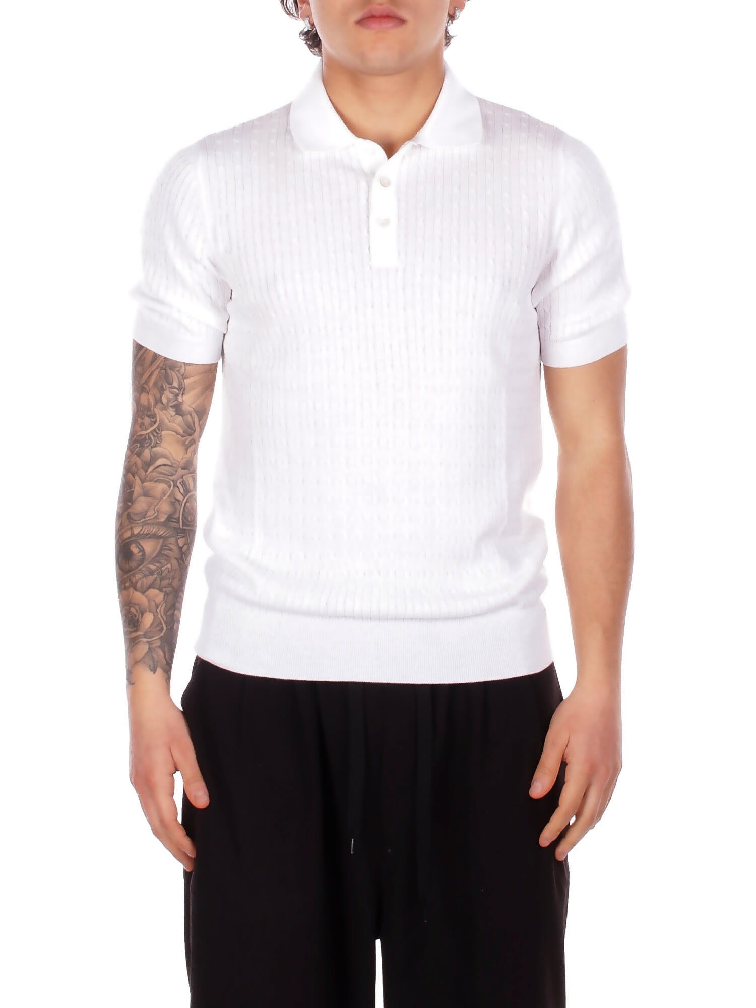 TAGLIATORE Uomo Polo KARTGSE2601 002 Polo abito Bianco