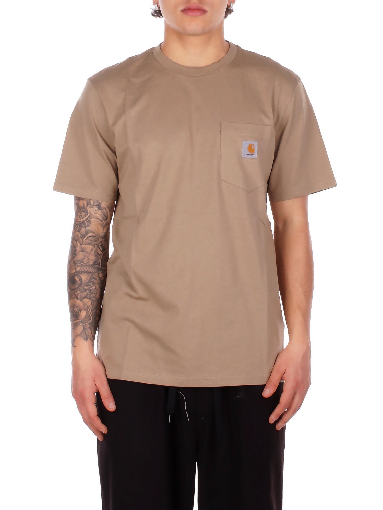 CARHARTT WIP Uomo T-shirt I030434 3IRXX S\s pocket t-shirt Marrone