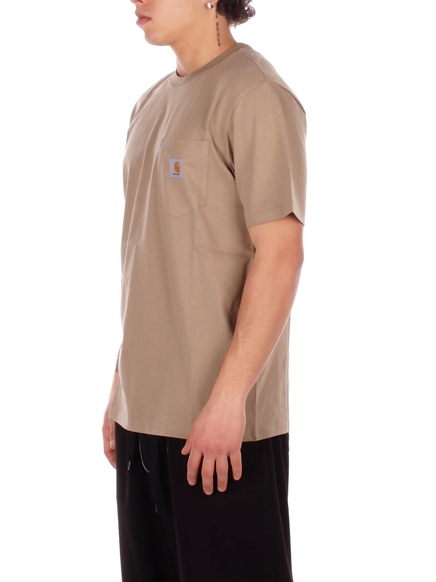 CARHARTT WIP Uomo T-shirt I030434 3IRXX S\s pocket t-shirt Marrone