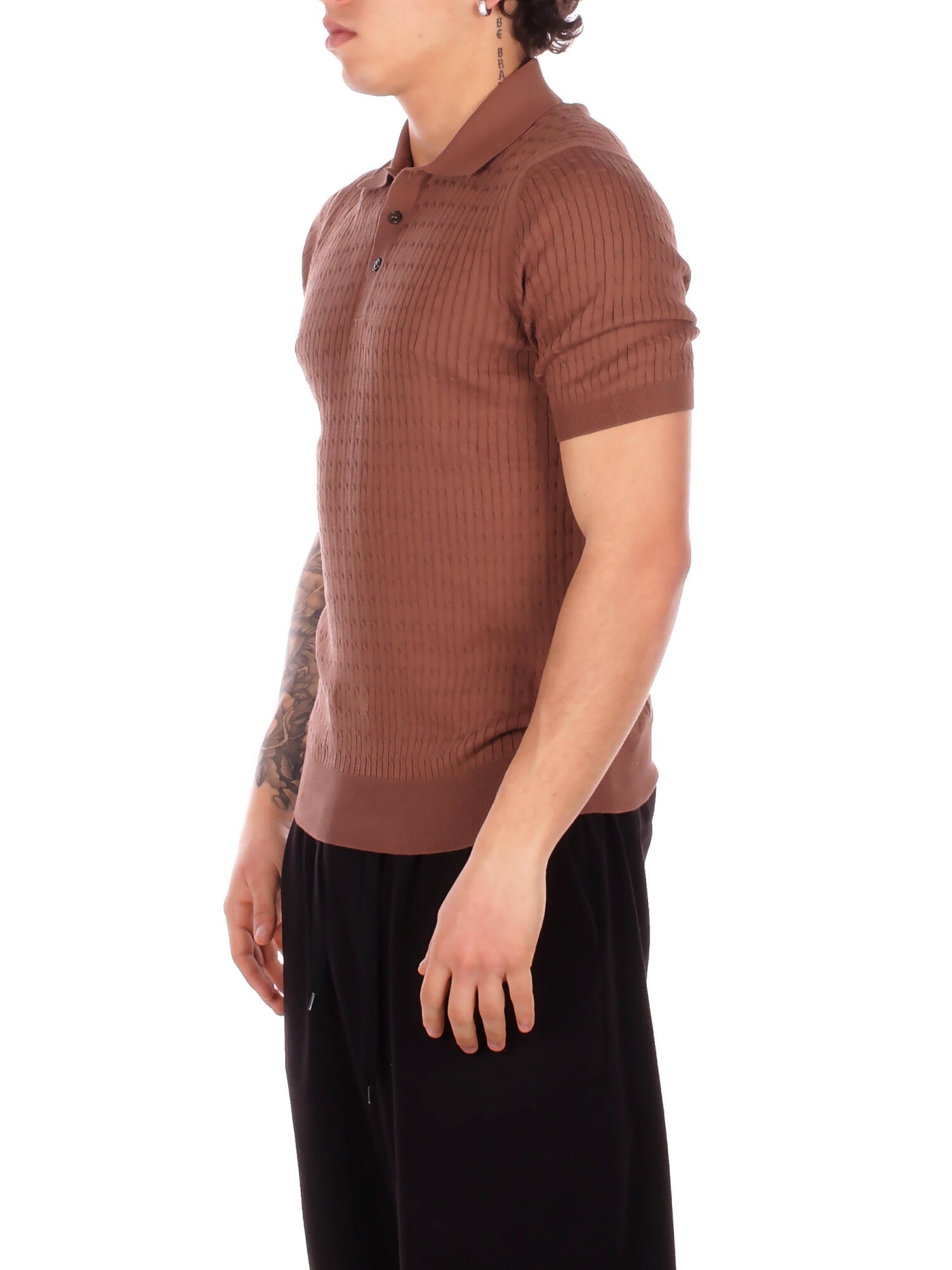 TAGLIATORE Uomo Polo KARTGSE2601 168 Polo abito Marrone