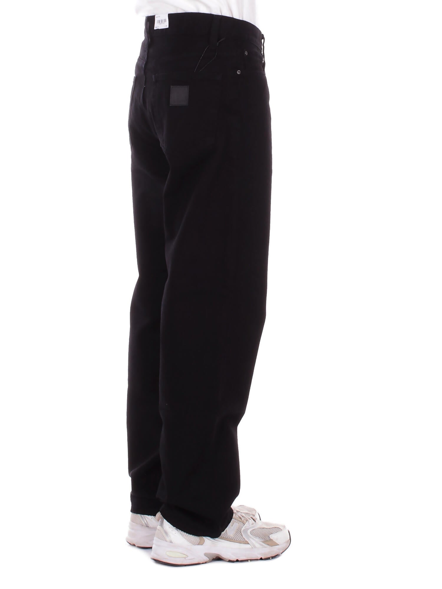 CARHARTT WIP Uomo Jeans I036728 8902 Aaron pant camano Black rinsed