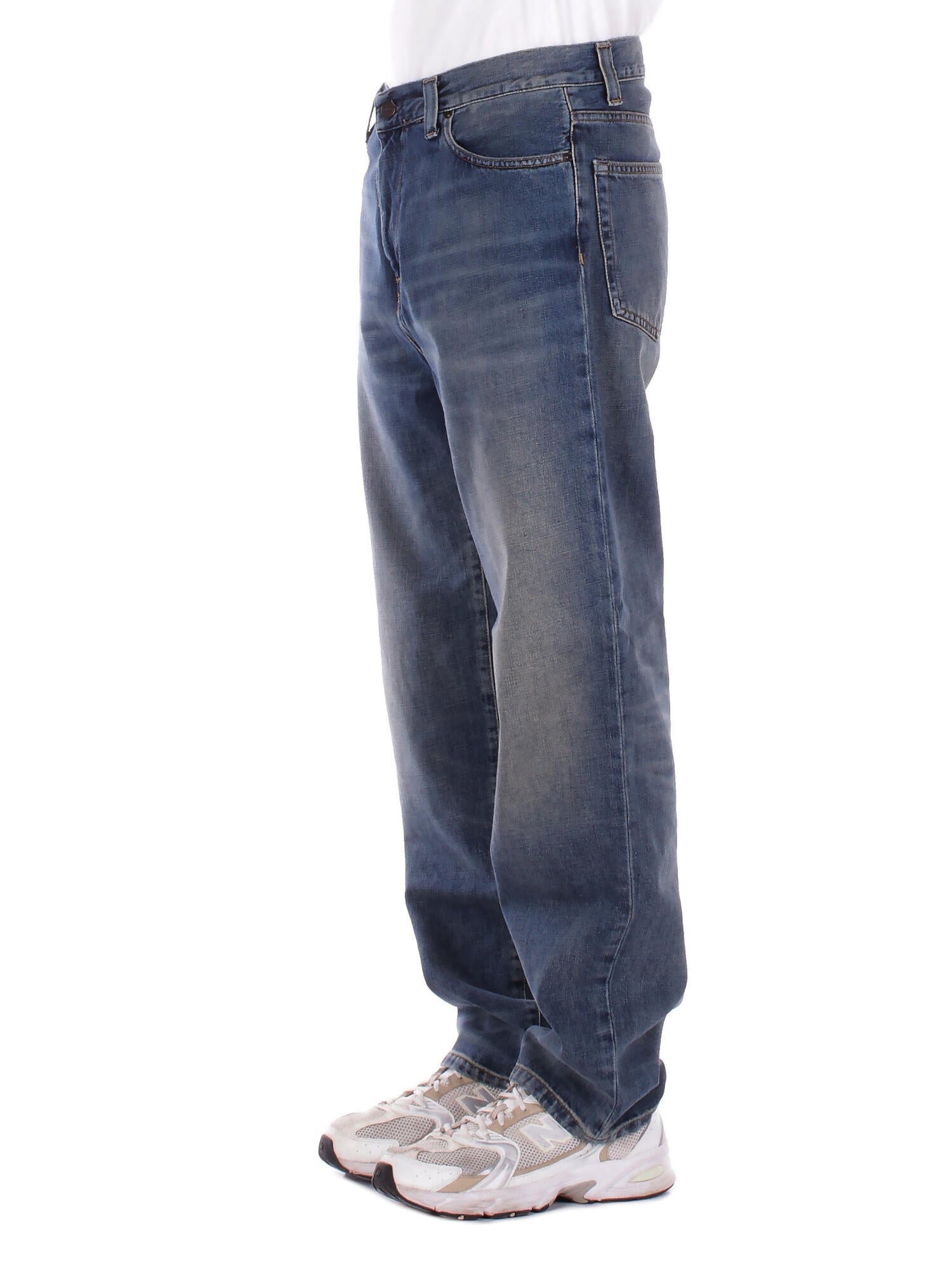 CARHARTT WIP Uomo Jeans I036728 014Q Aaron pant camano Blue