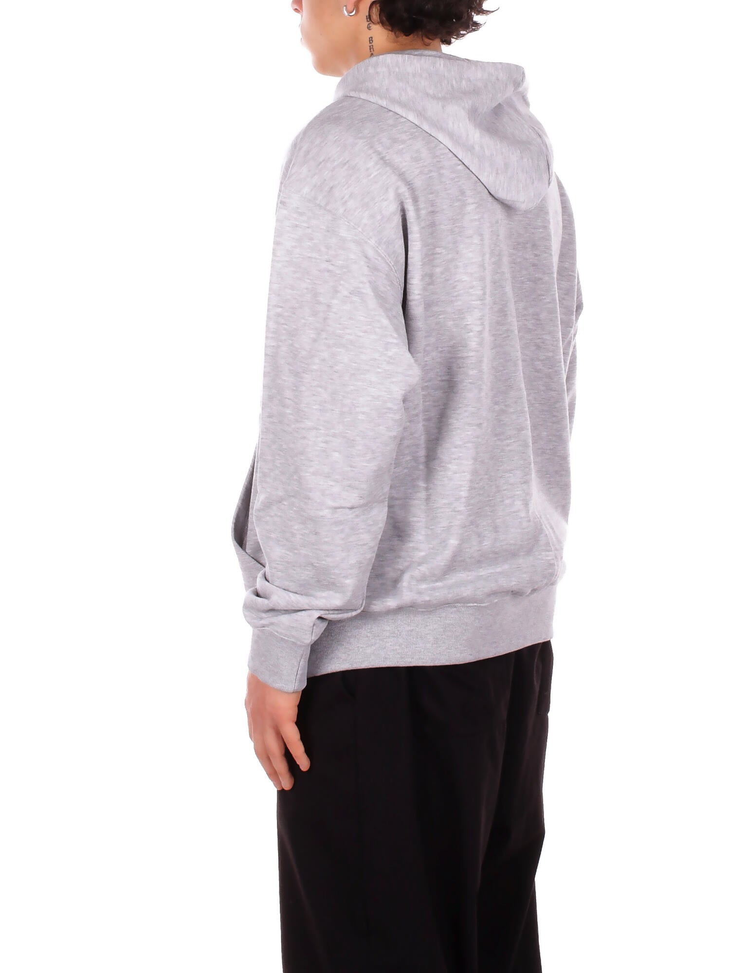 NEW BALANCE Unisex Felpa MJ41501 AG Sport essential logo french Grey