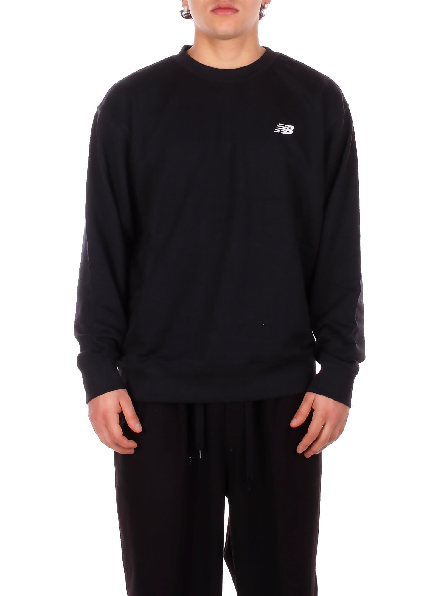 NEW BALANCE Unisex Felpa MT41507 BK Sport essential Black