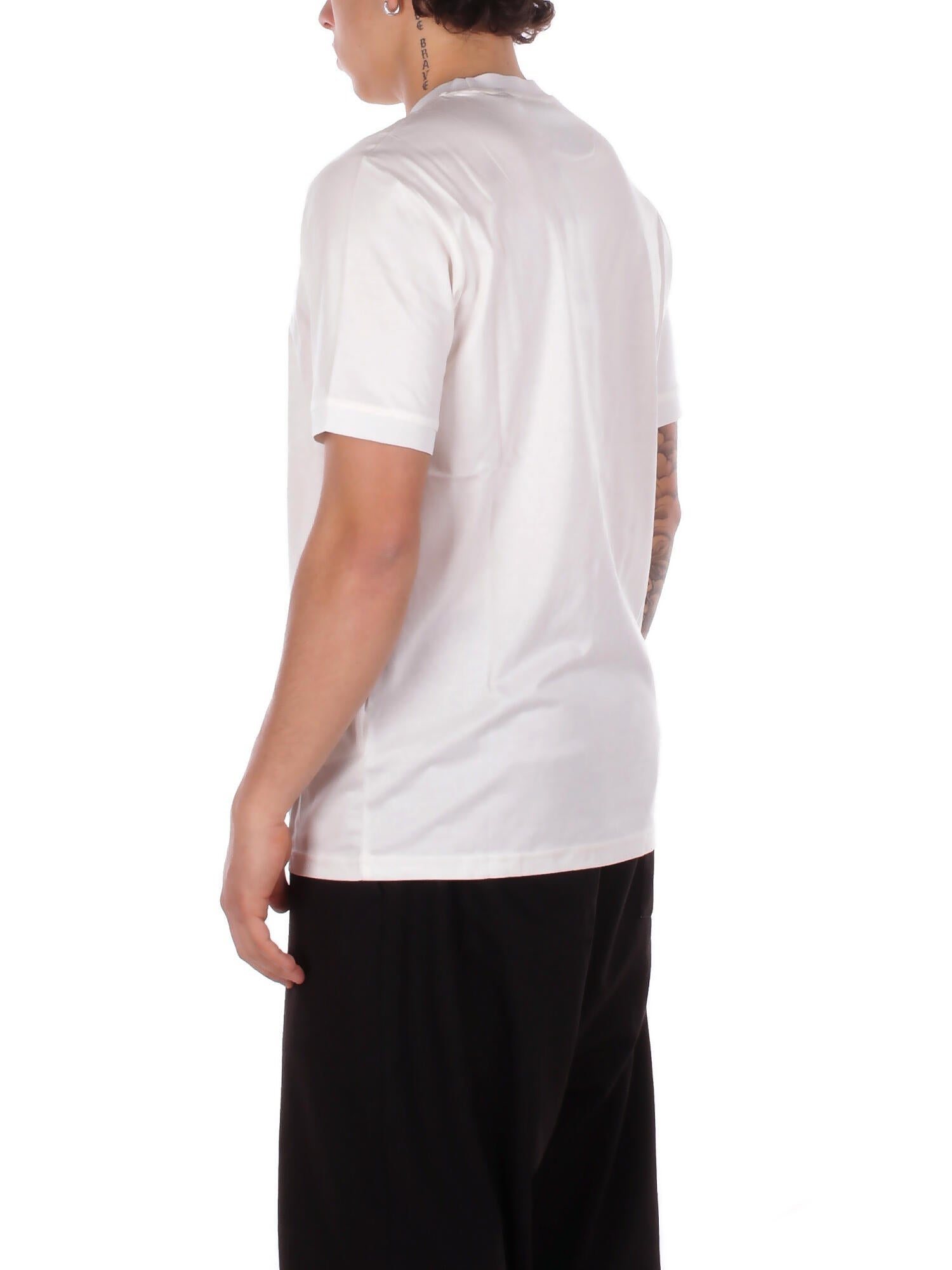 JOHN RICHMOND Uomo T-shirt UMP26076TSHB OFF WHITE T-shirt respir Off white
