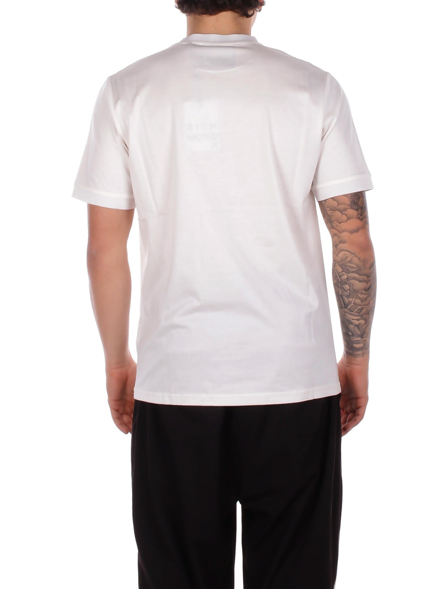 JOHN RICHMOND Uomo T-shirt UMP26076TSHB OFF WHITE T-shirt respir Off white