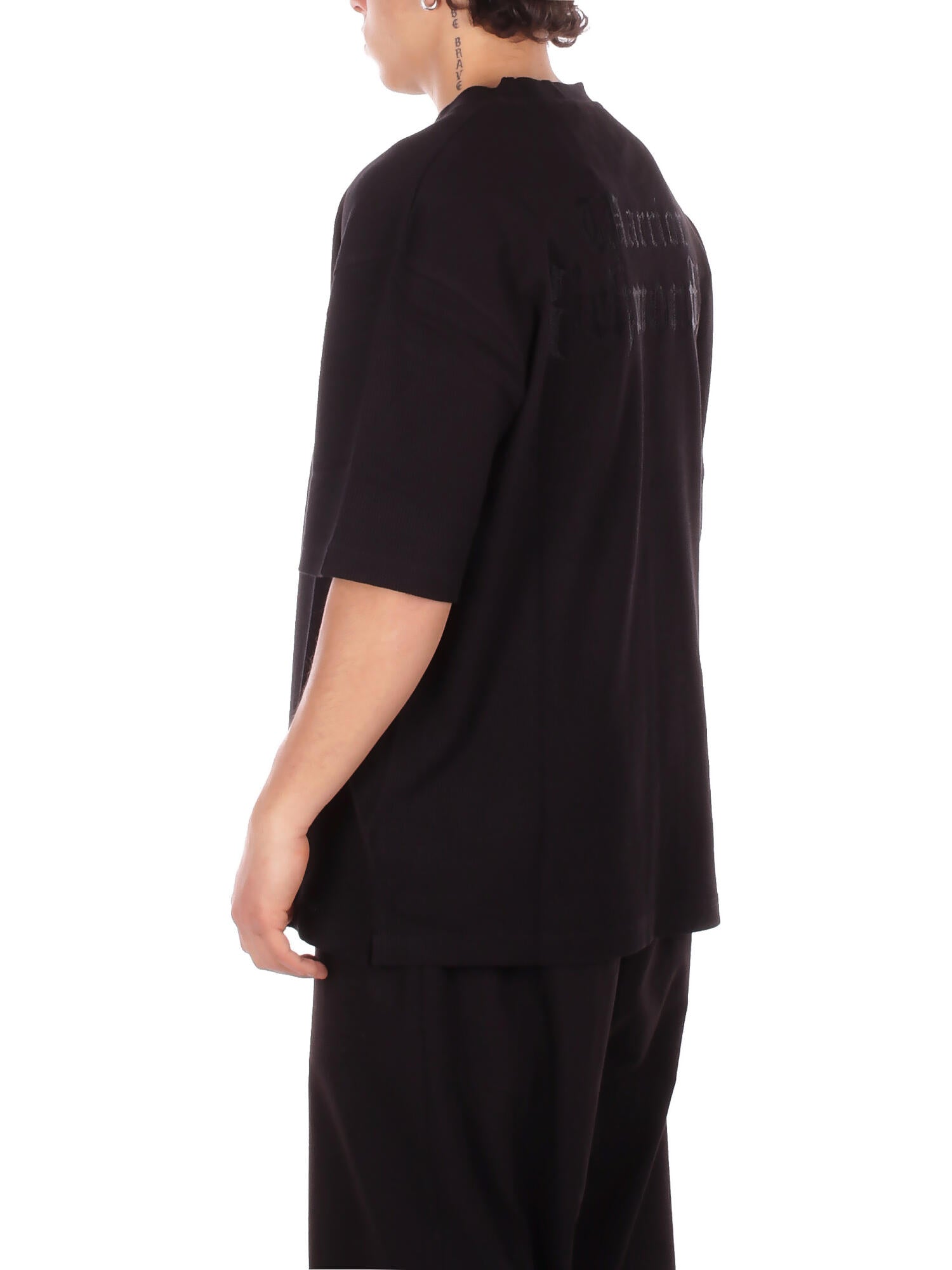 JOHN RICHMOND Uomo T-shirt UMP26174TSAYT BLACK T-shirt over vetala Black
