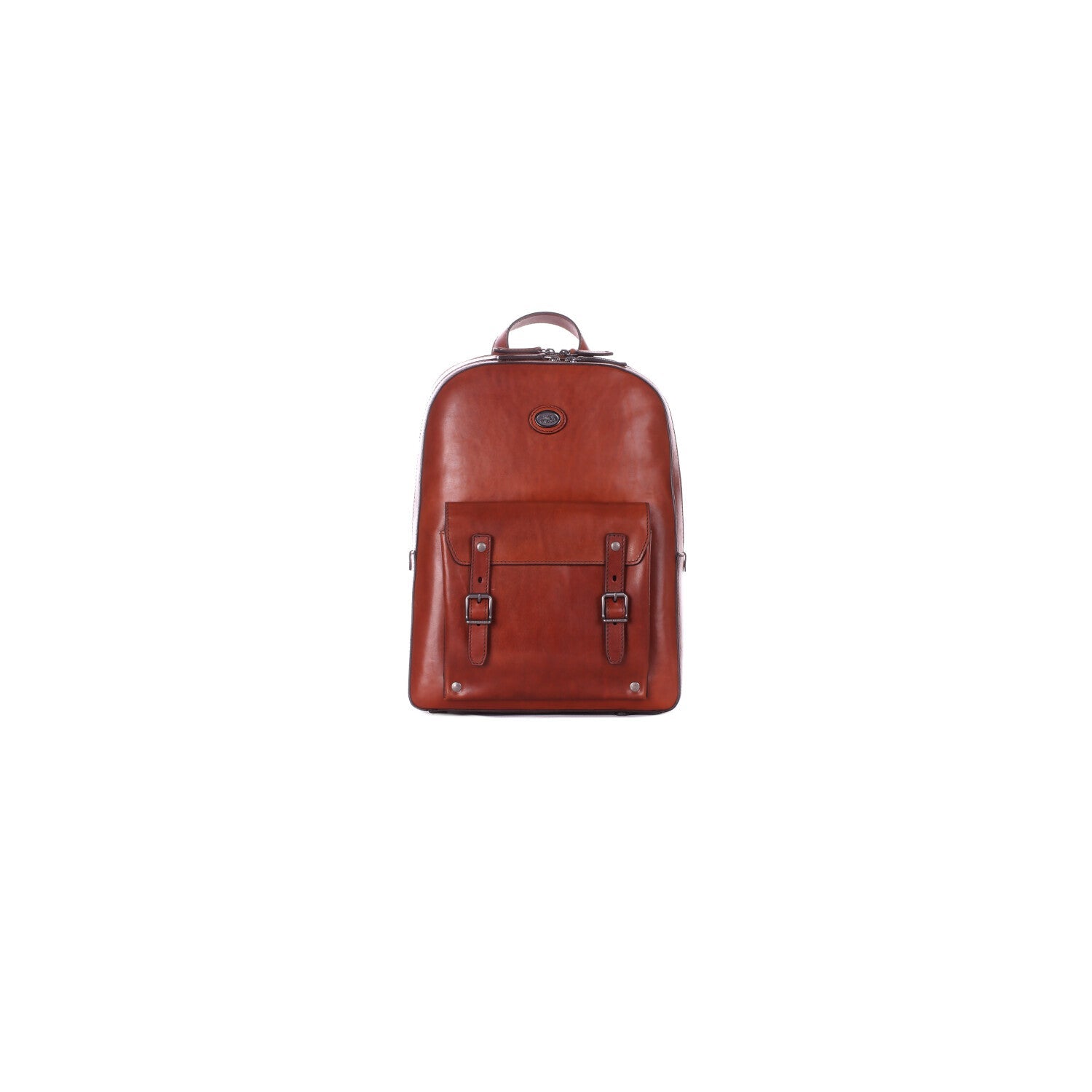 THE BRIDGE Uomo Borsa 06102601 1A Backpack 2 zip Marrone