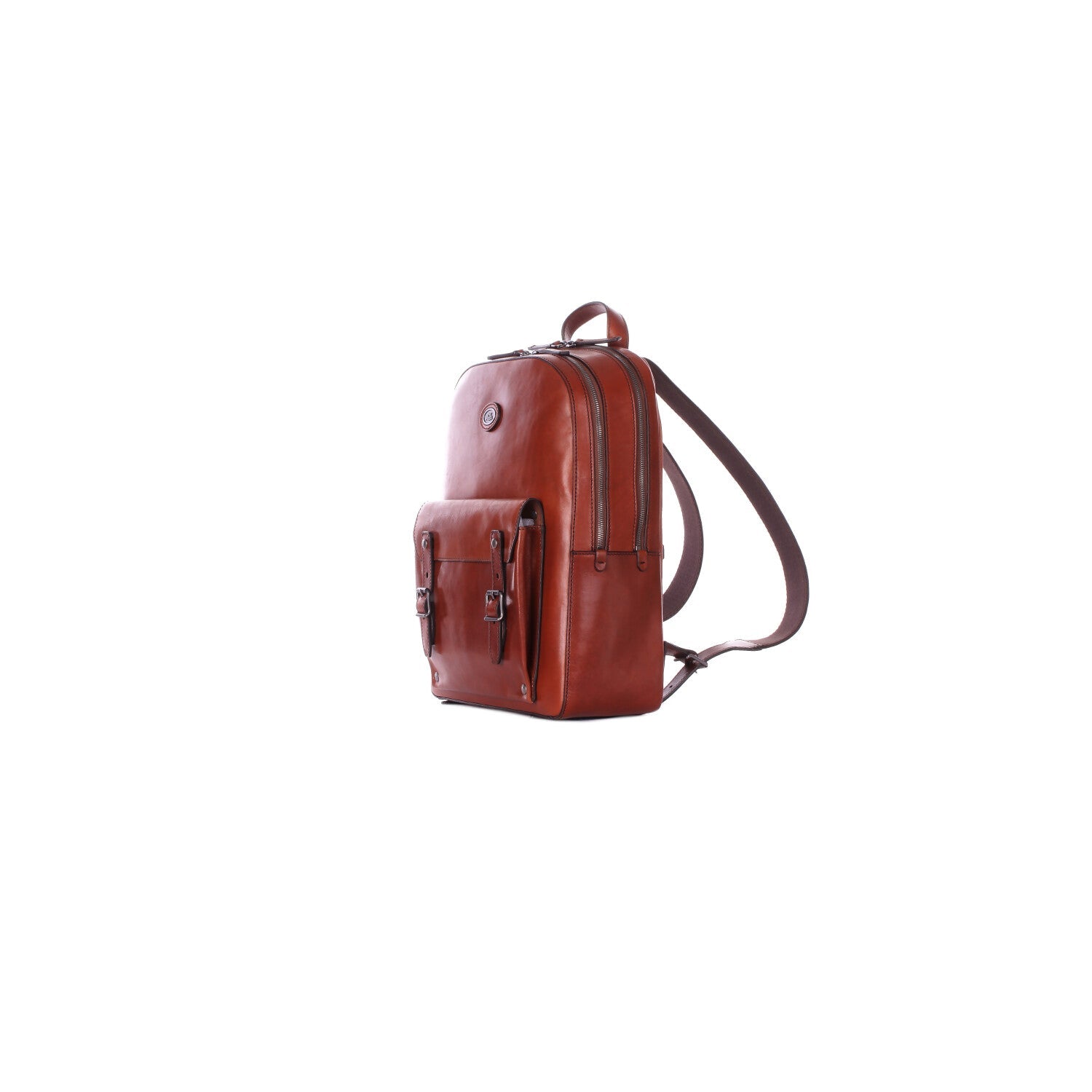 THE BRIDGE Uomo Borsa 06102601 1A Backpack 2 zip Marrone