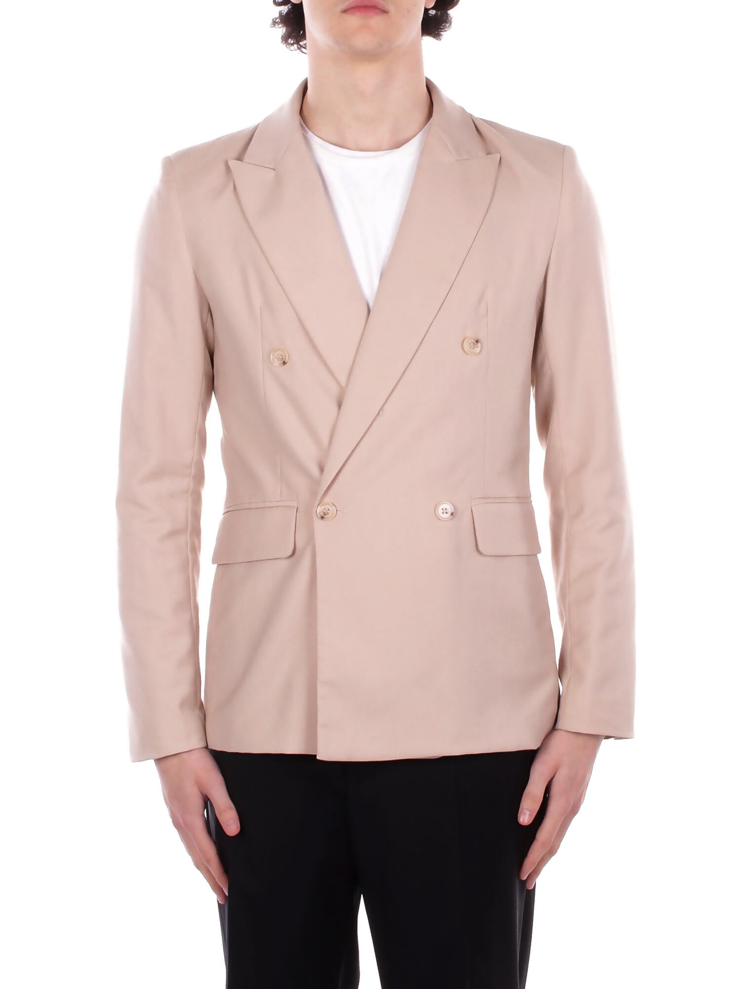 JOHN RICHMOND Uomo Giacca UMP26043GCHB SANDSHELL Jacket krylara Sand