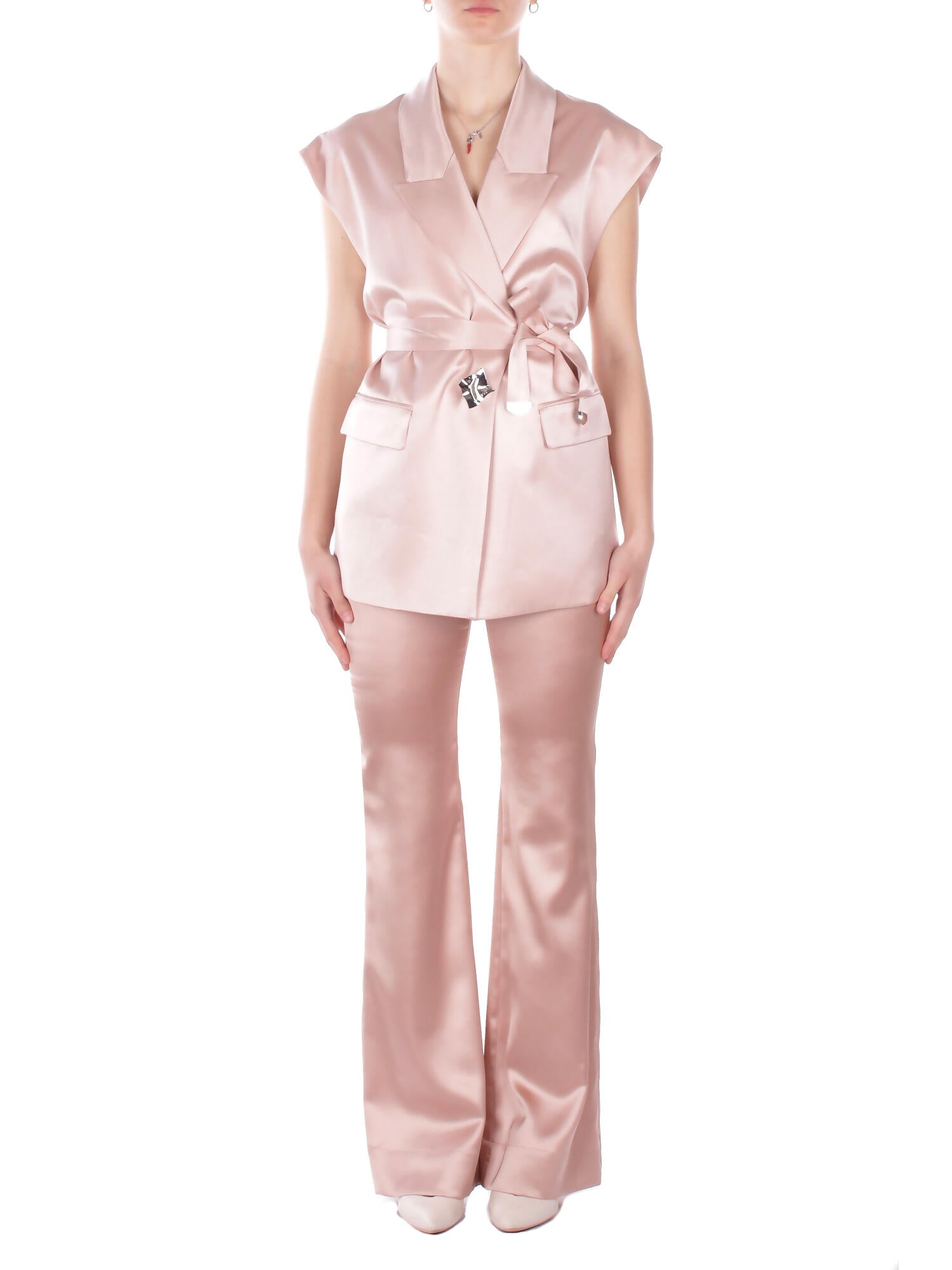 PINKO Donna Pantalone 106434A361 Q35 Pinolo pantalone satin Mogano
