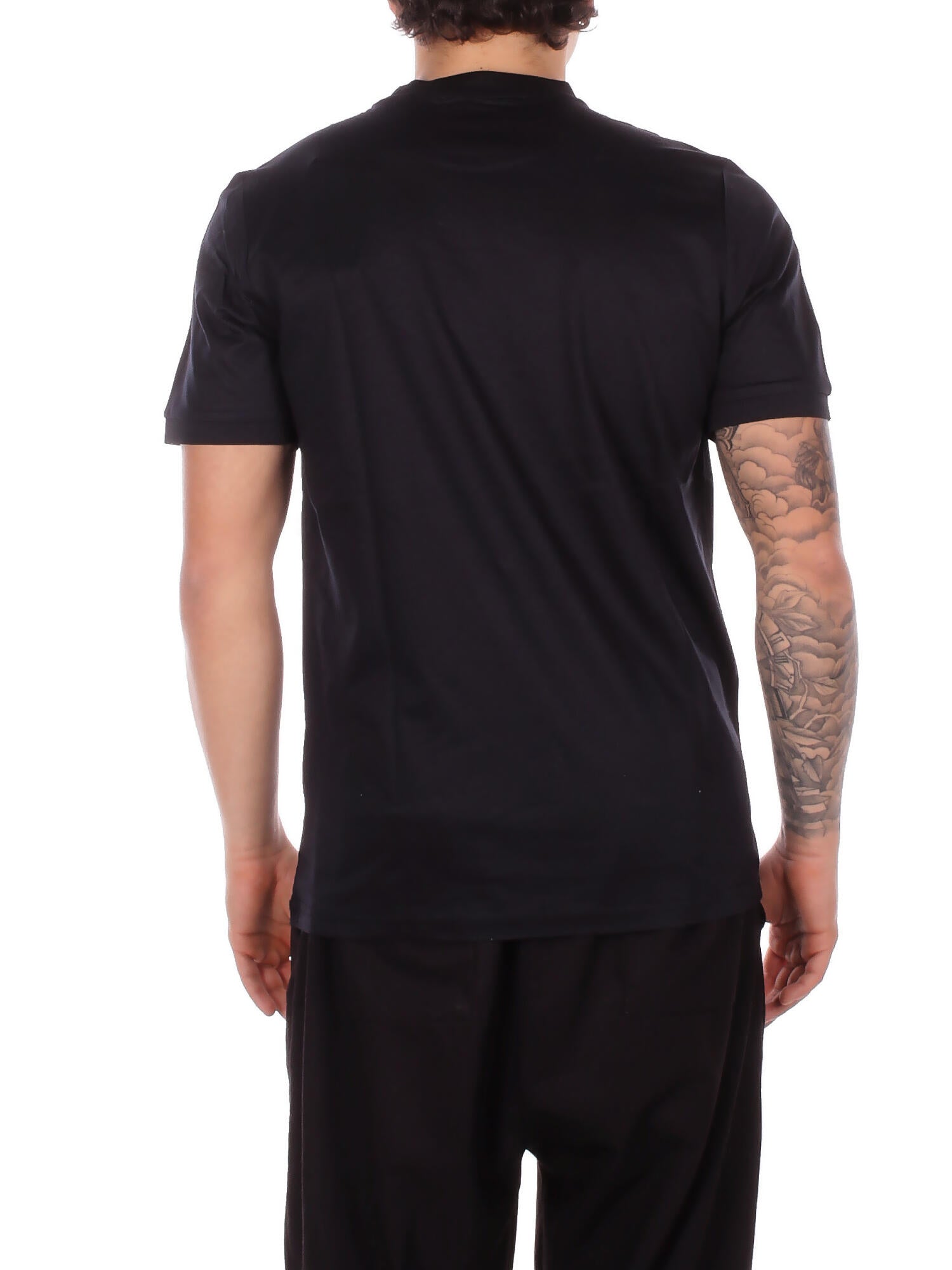 JOHN RICHMOND Uomo T-shirt UMP26076TSHB BLACK T-shirt respir Black