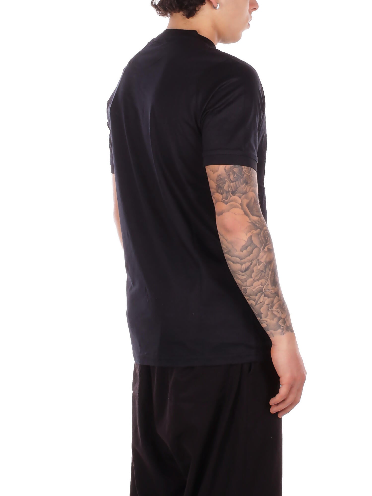 JOHN RICHMOND Uomo T-shirt UMP26076TSHB BLACK T-shirt respir Black