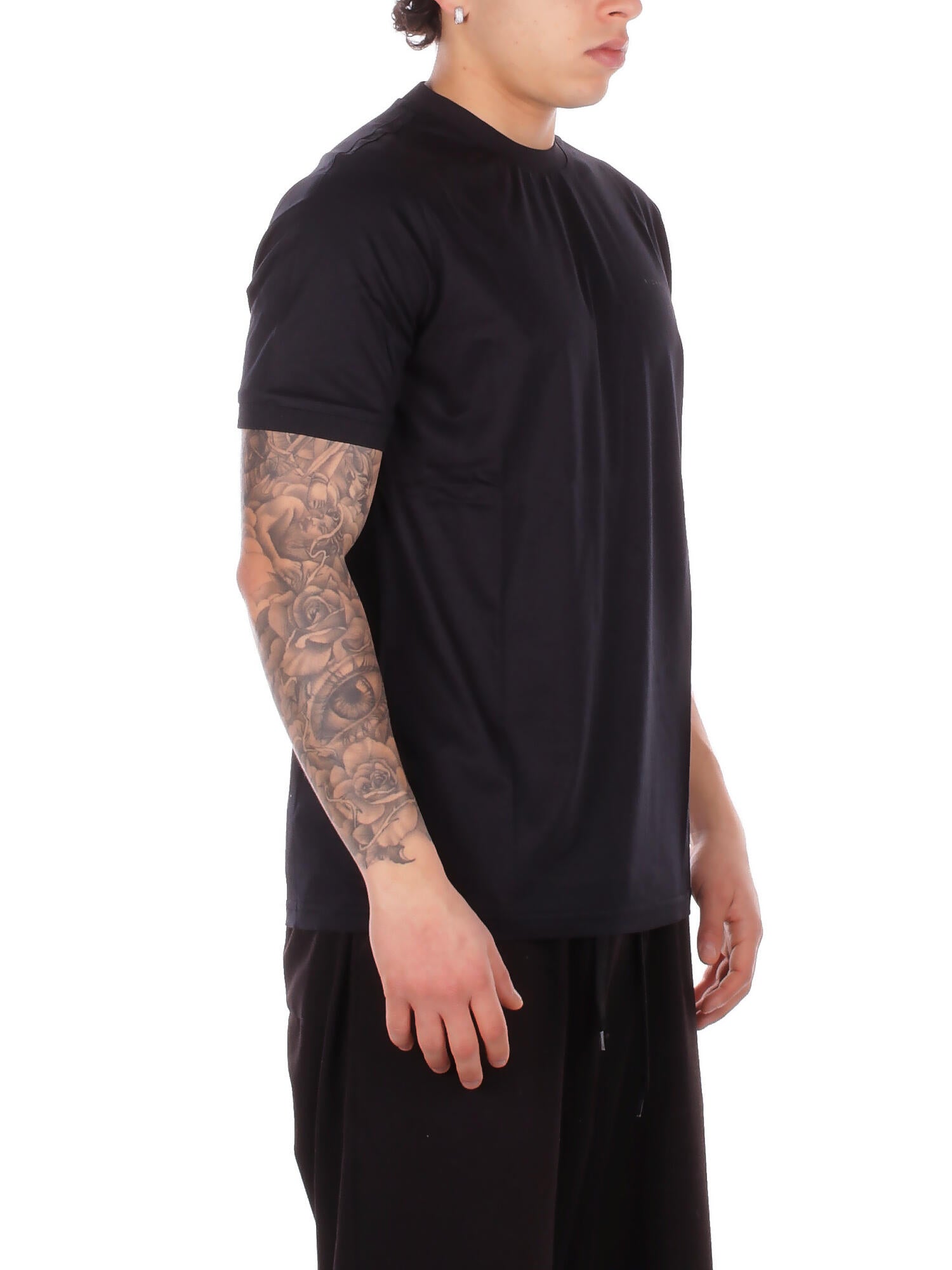 JOHN RICHMOND Uomo T-shirt UMP26076TSHB BLACK T-shirt respir Black