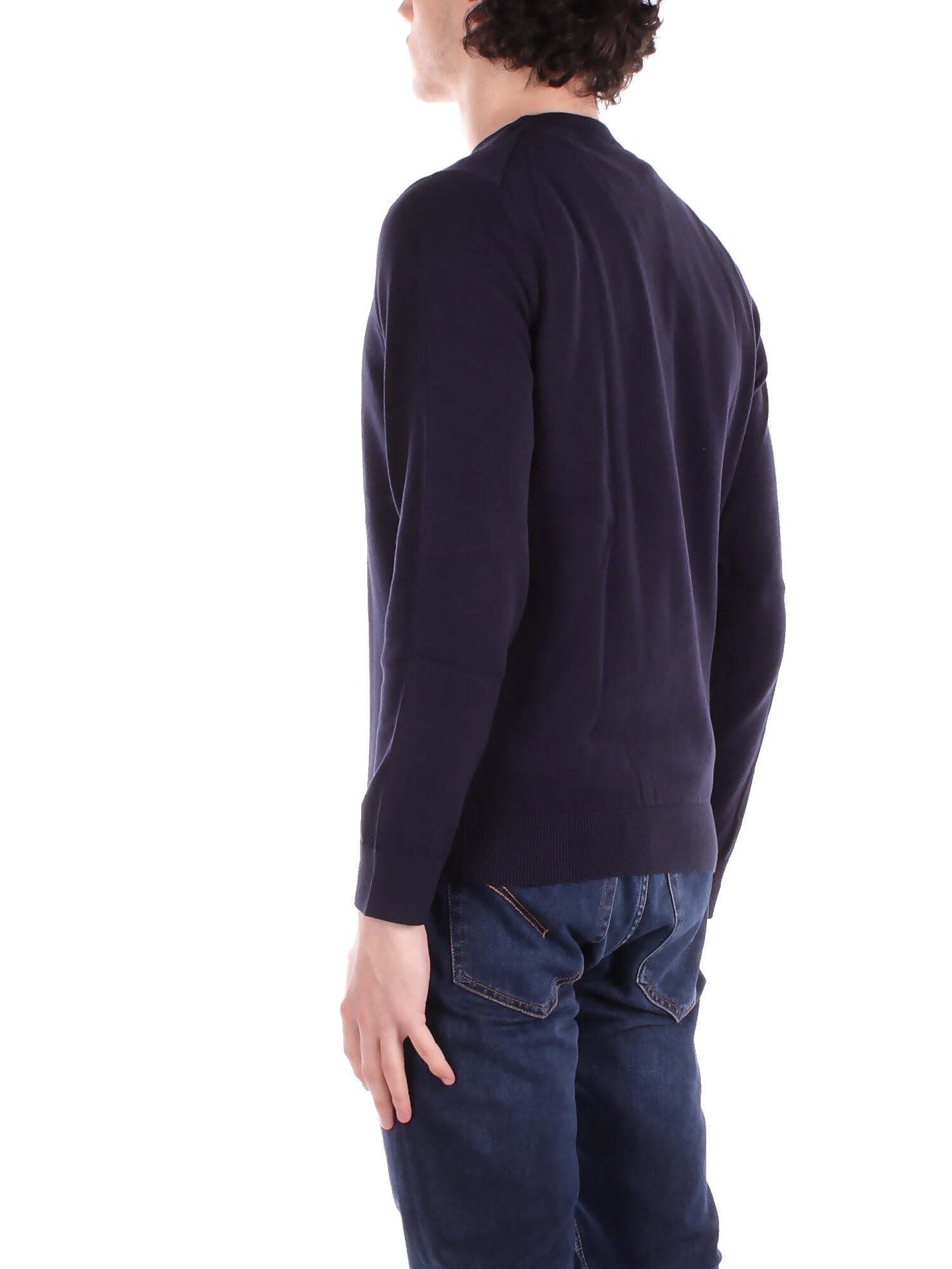 LACOSTE Uomo Maglia AH0128 166 Pullover Blu