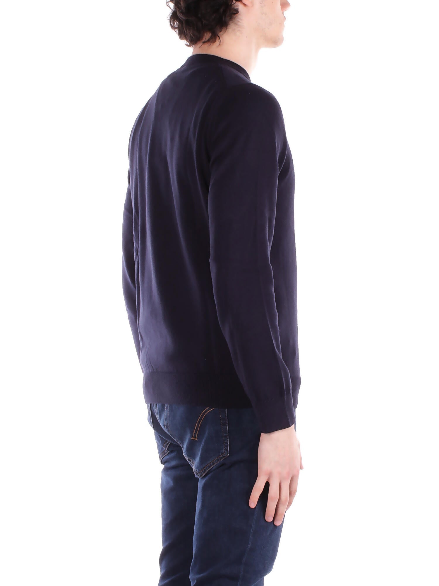 LACOSTE Uomo Maglia AH0128 166 Pullover Blu