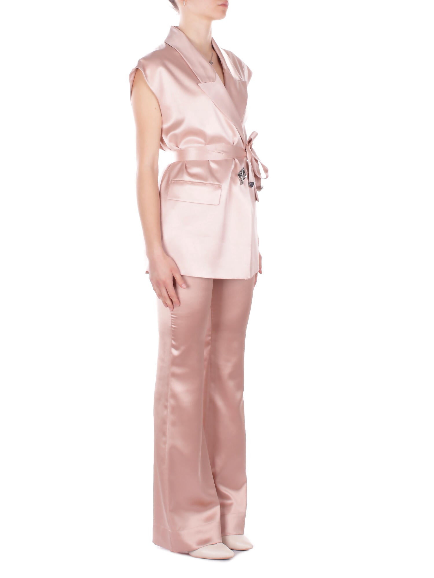 PINKO Donna Giacca 106585A1Y5 Q35 Melanzana giacca satin Mogano