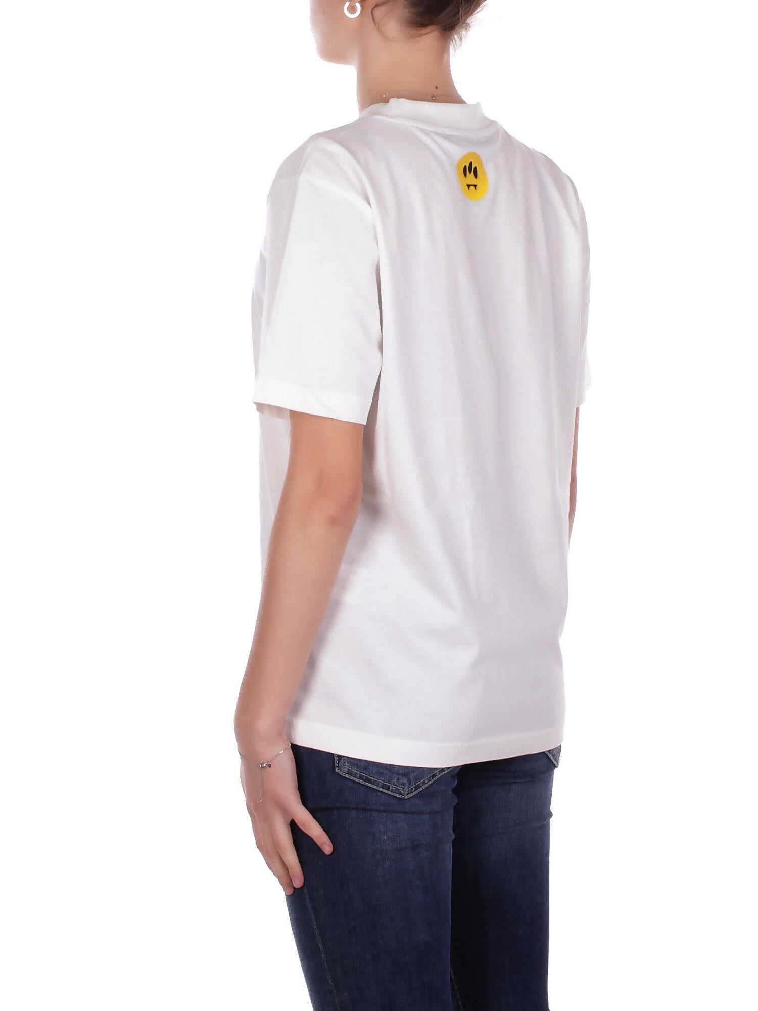 BARROW Unisex T-shirt S6BWUATH071 412 Jersey t-shirt Panna