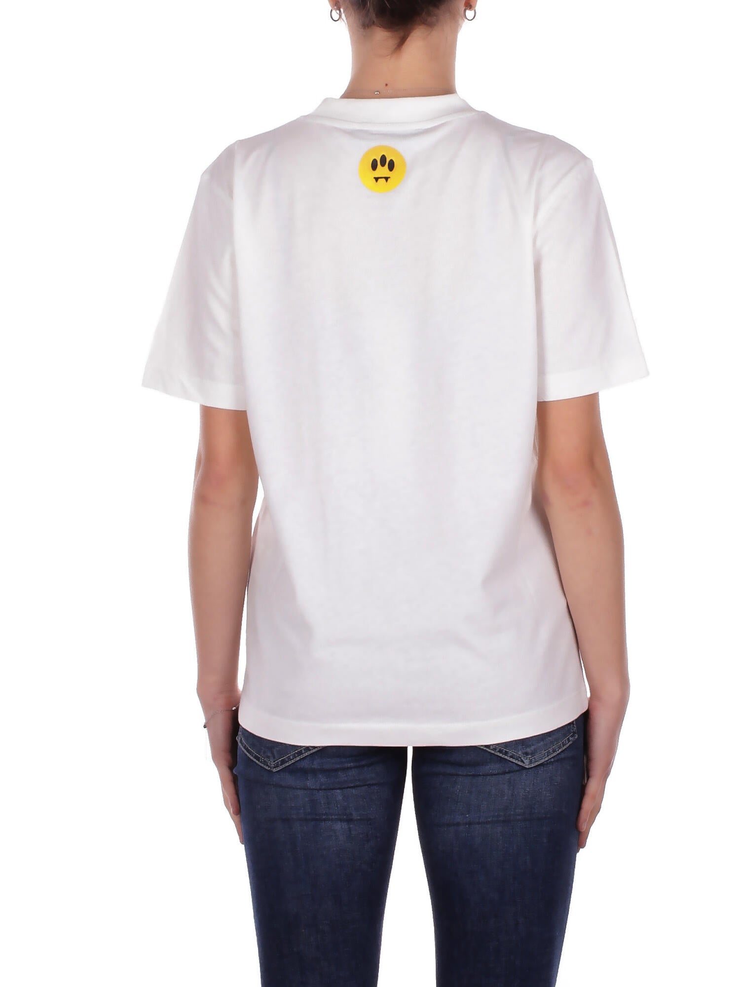 BARROW Unisex T-shirt S6BWUATH071 412 Jersey t-shirt Panna